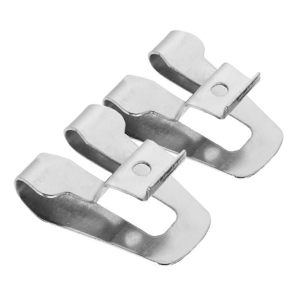 Metal Drill Belt Hook Replacement for Power Drill 2Pcs Silver Durable Clip