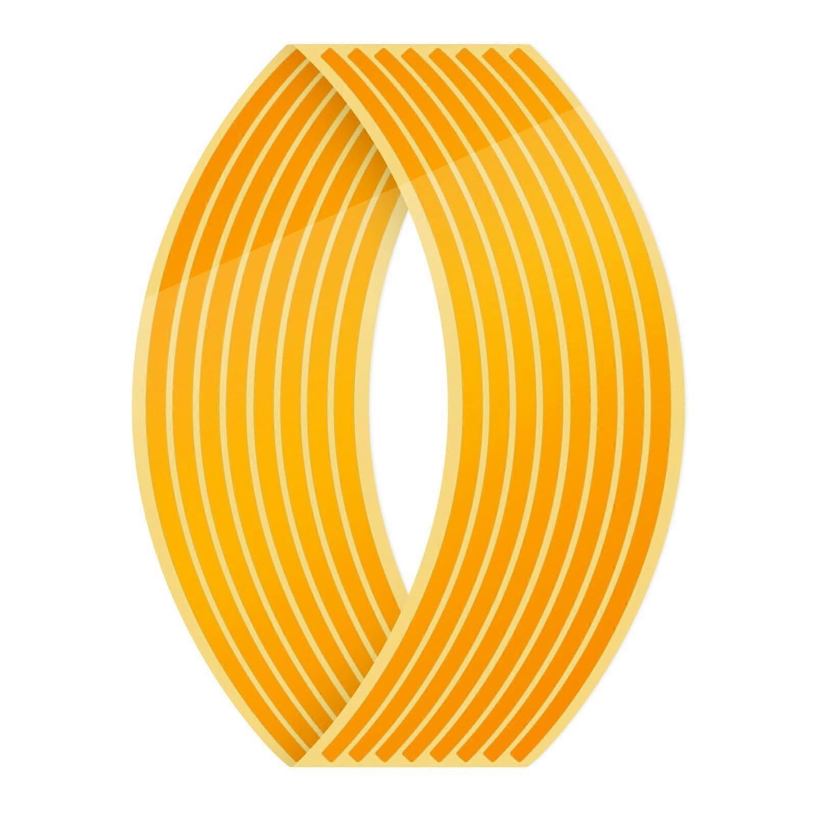 Outer Rim Sticker For Yamaha MT07 MT09 MT10 R1 Reflective Rim Stripe Tape Wheel Hub Decals Gold