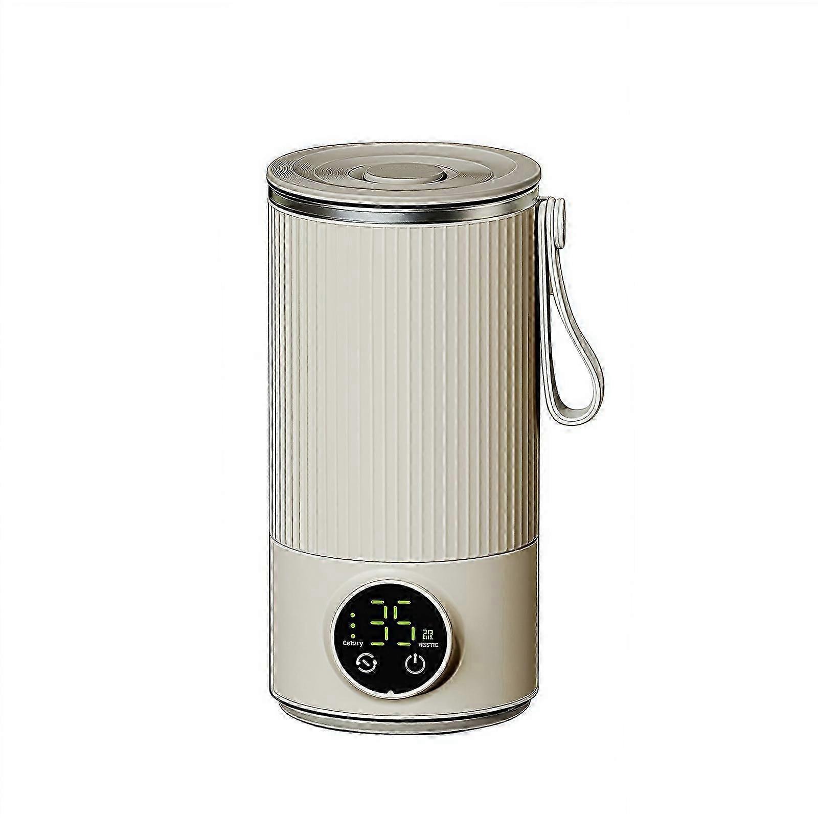 Portable Cordless 4 In 1 Milk Frother And Steamers With Temperature Control System And Stainless Steel Touch Control