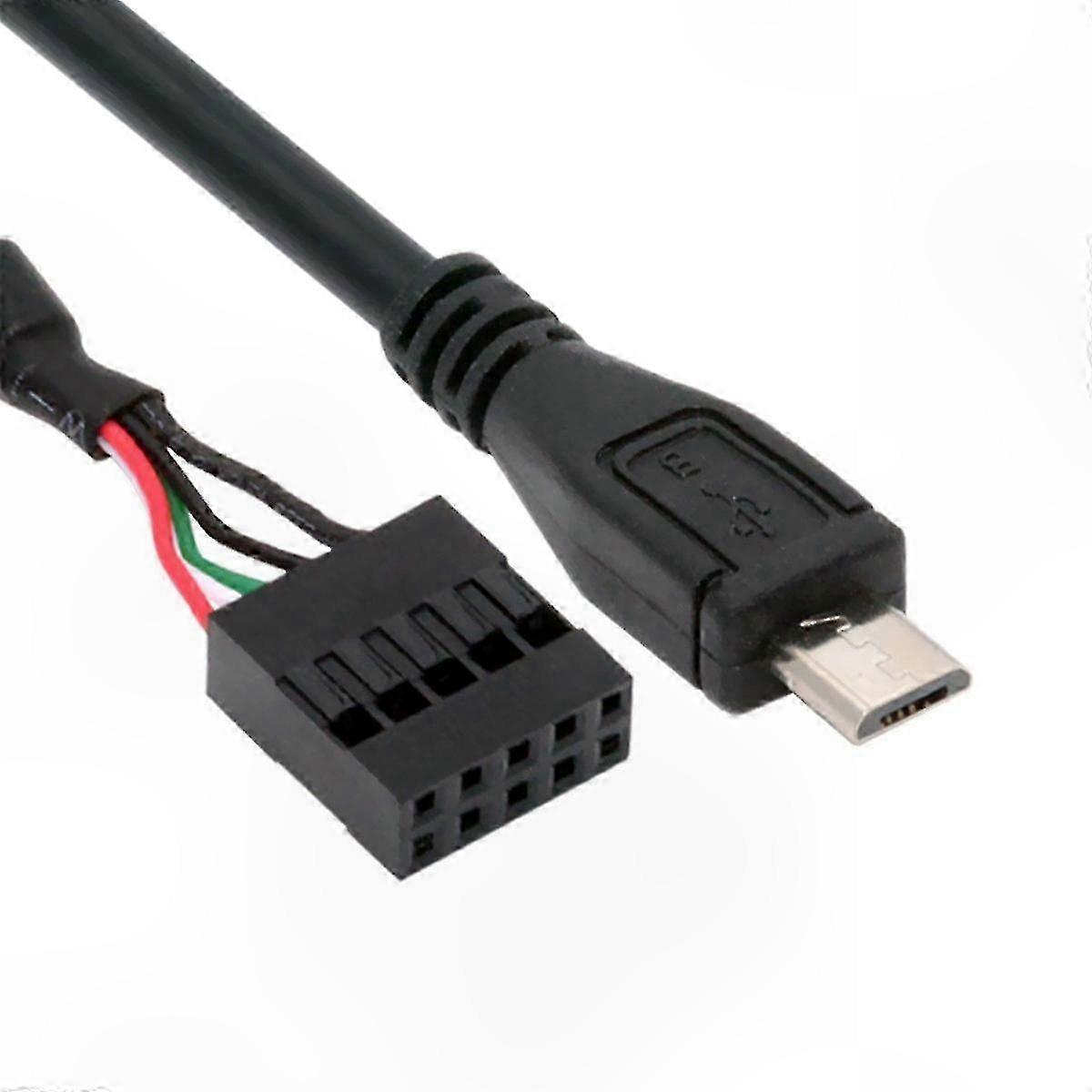 Micro Usb 5Pin To Usb 2.0 9Pin 10Pin Header Cable For Mini Monitor Sensor Adapter 50Cm Connection