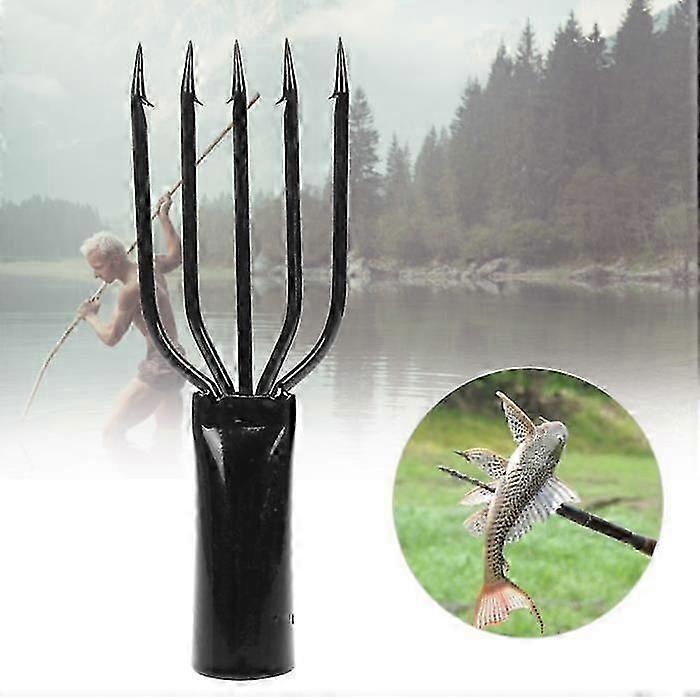 Multi-Function Metal Fishing Prong Rod Super Soft Strong Mini Harpoon Designed 5-Tine-Trident-Four-Tine-Five