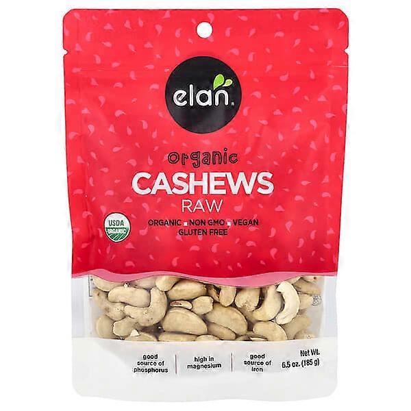 Elan, Organic Cashews, Raw, 6.5 oz (185 g)