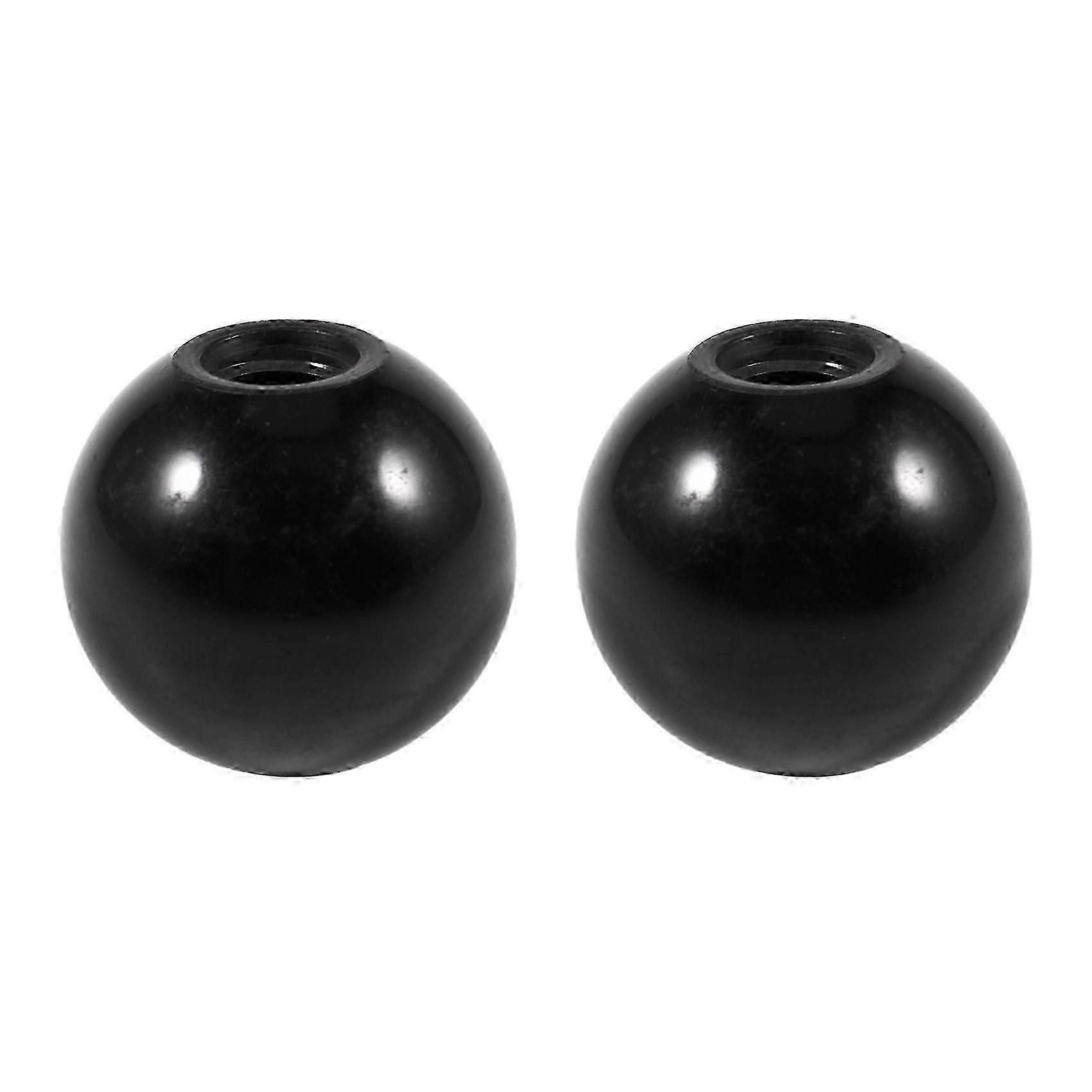 2X Replacement Black Bakelite 35 mm Diameter Ball Lever Knob