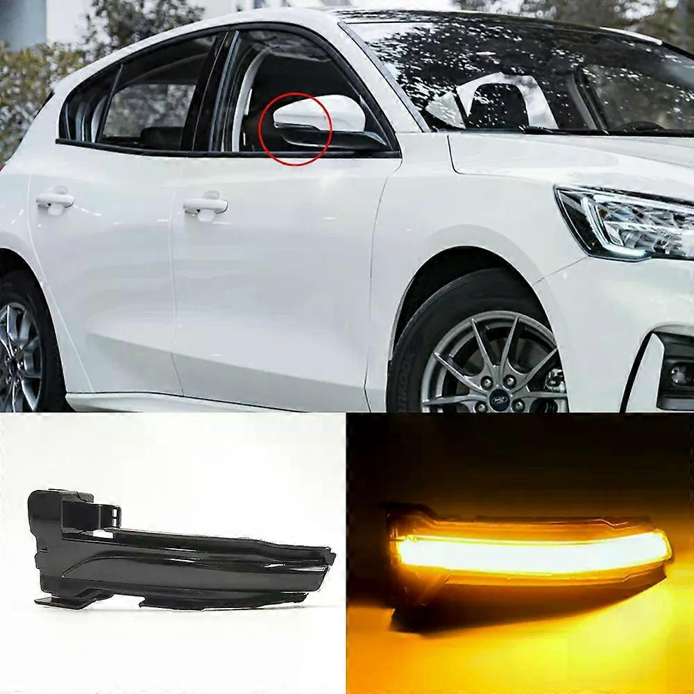 For Ford Focus 4 MK4 ST LED Dynamic Turn Signal Blinker Sequential Side Mirror Indicator Light