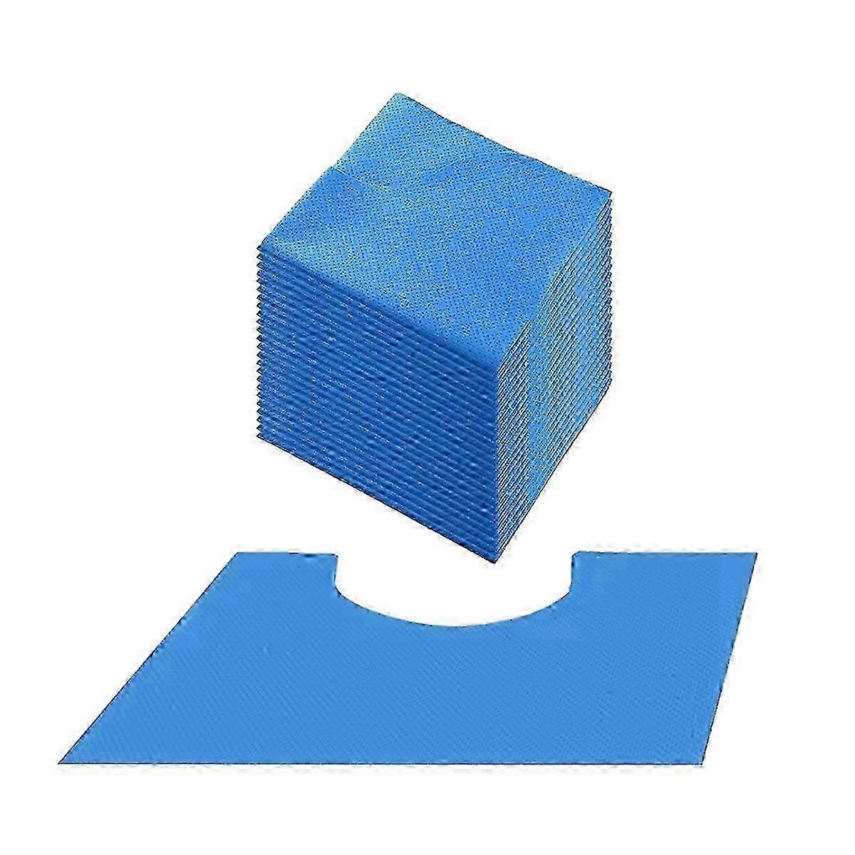 20-pakning engangs toalettmatter, absorberende toalettgulvbeskytter, engangs toalettgulvmatte, U-formet toalettmatte SZRH A-F