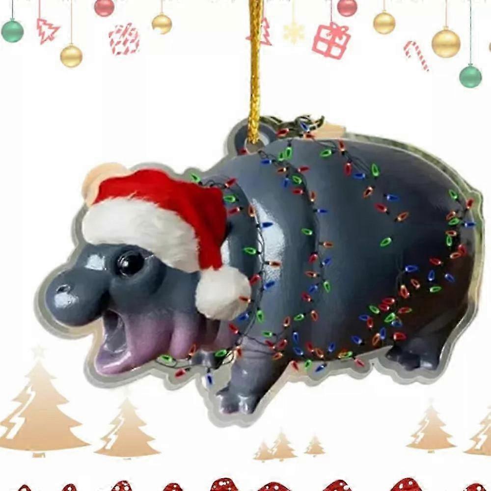 Moo Deng Home Furnishing Decoration Charm,Moo Deng Hippo,Moo Deng Toy