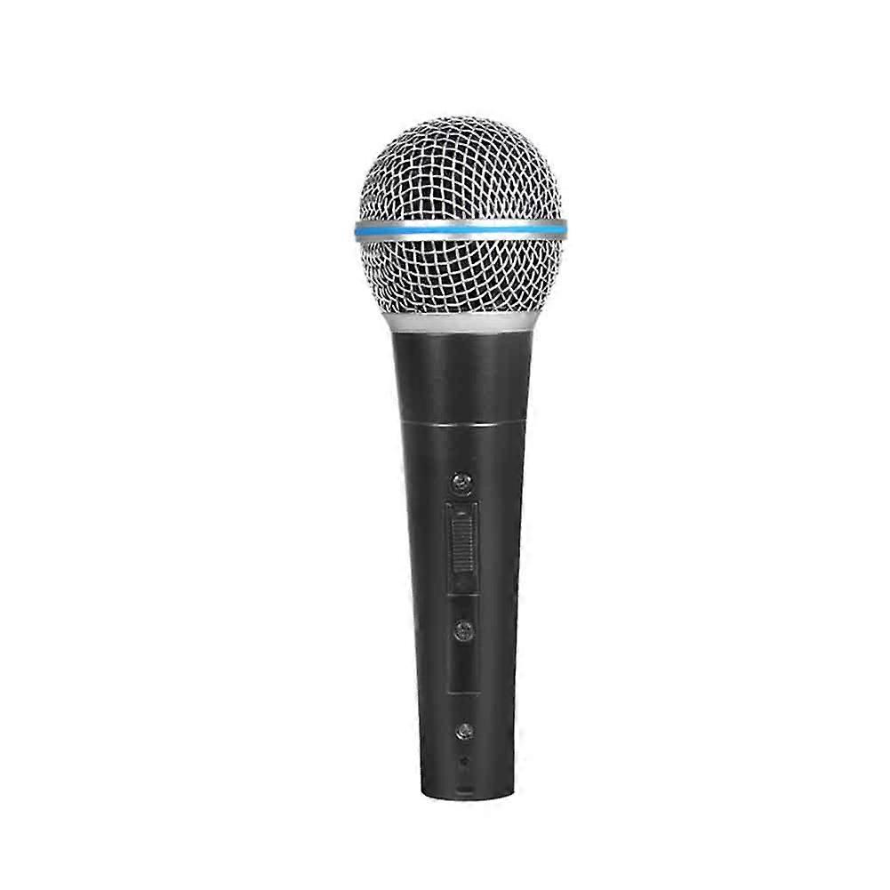 Metal Dynamic Microphone Wired Microphone Black 6.5mm Big