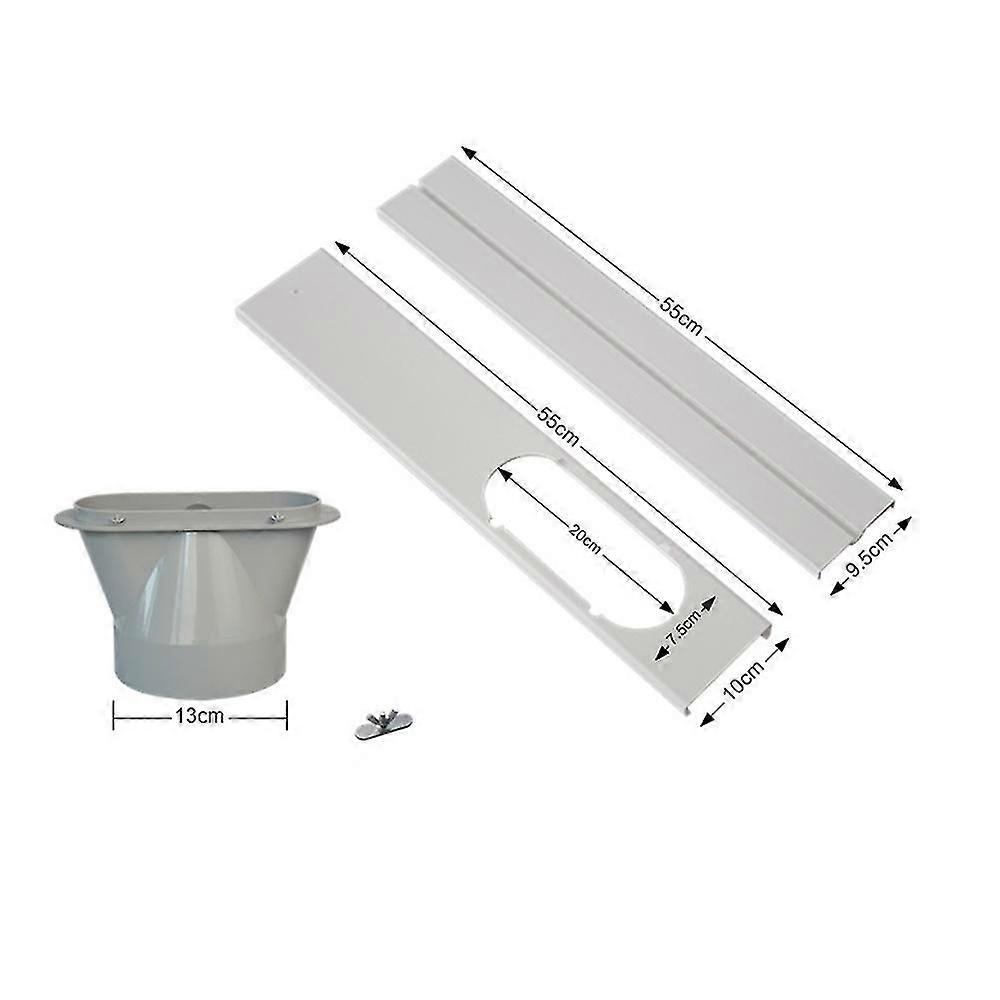 Portable Air Conditioner Window Vent Kit Adjustable Window Seal Plate Set