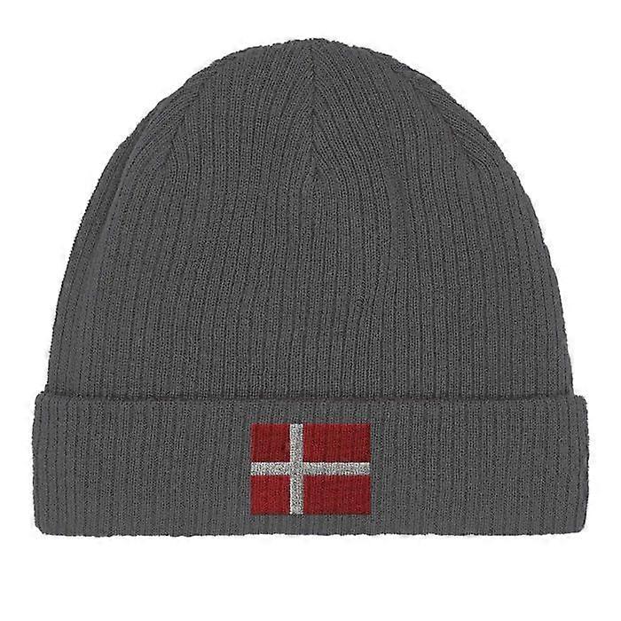 Denmark Flag Bonnet in Gray