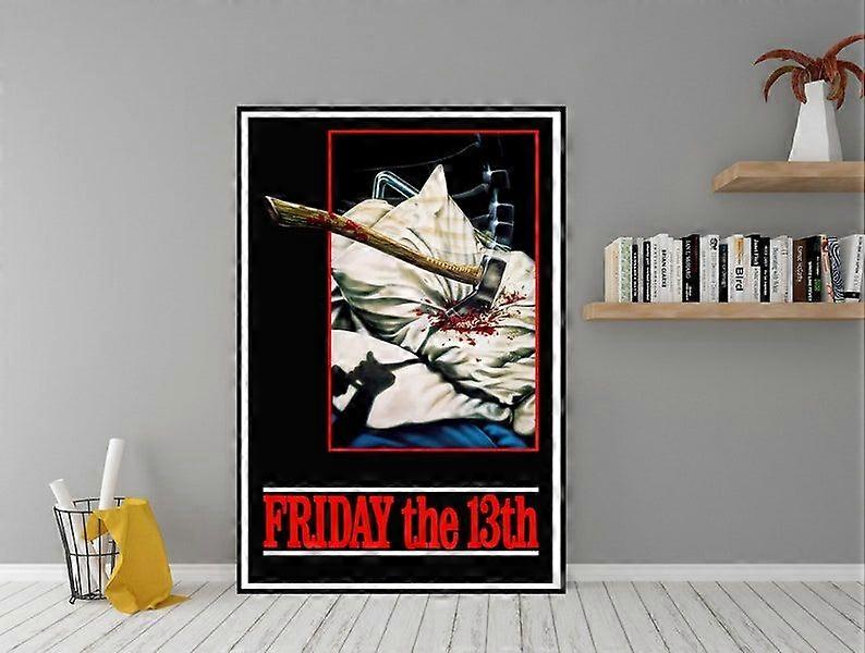 a102 13日の金曜日 映画ポスター 高品質のキャンバス ウォール アート 家の装飾 部屋の装飾 13日の金曜日 (1980) ギフト用ポスター Pi102