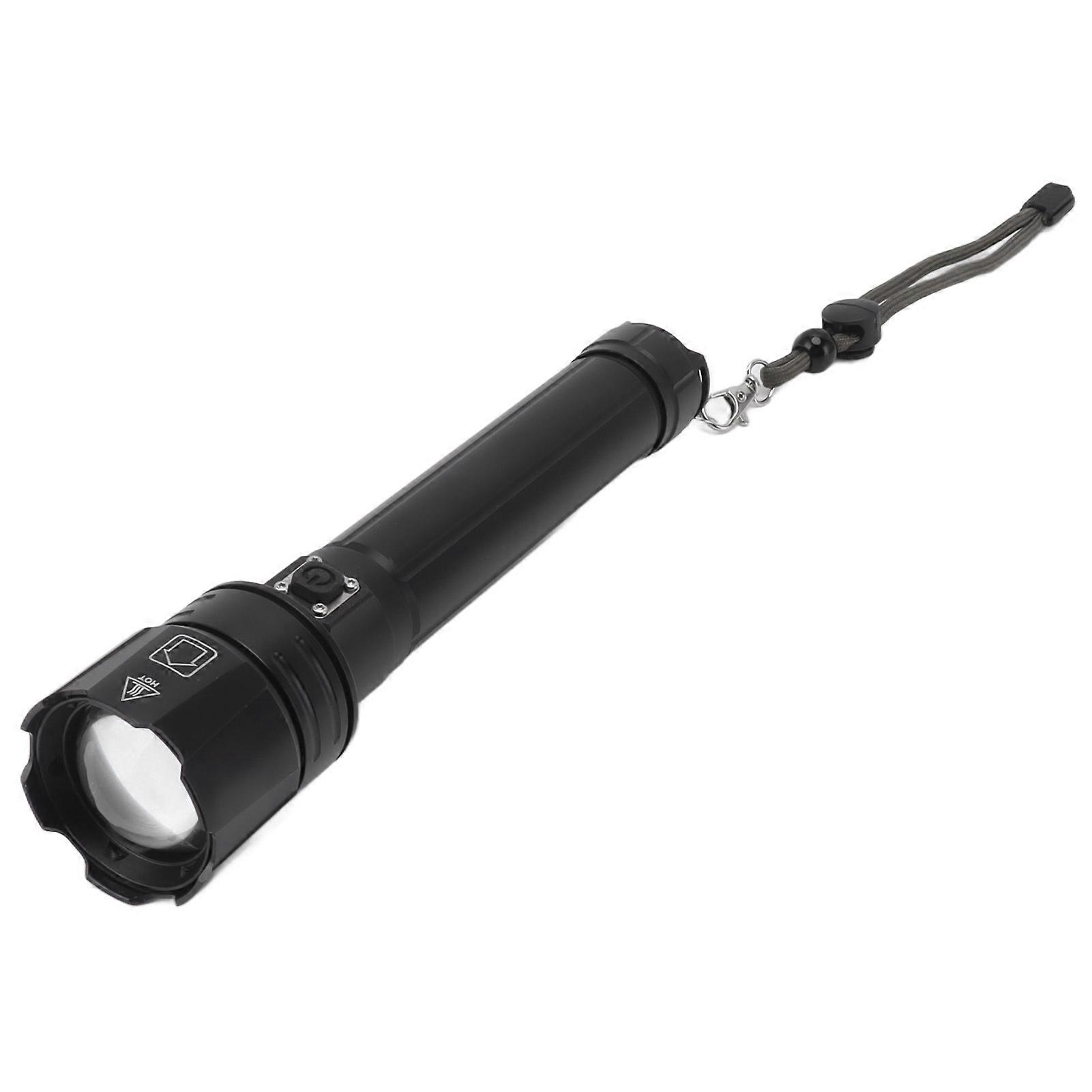 10000LM LED Flashlight USB Rechargeable Portable Adjustable Brightness Waterproof Zoom Flashlight For Hiking Camping Climbing 