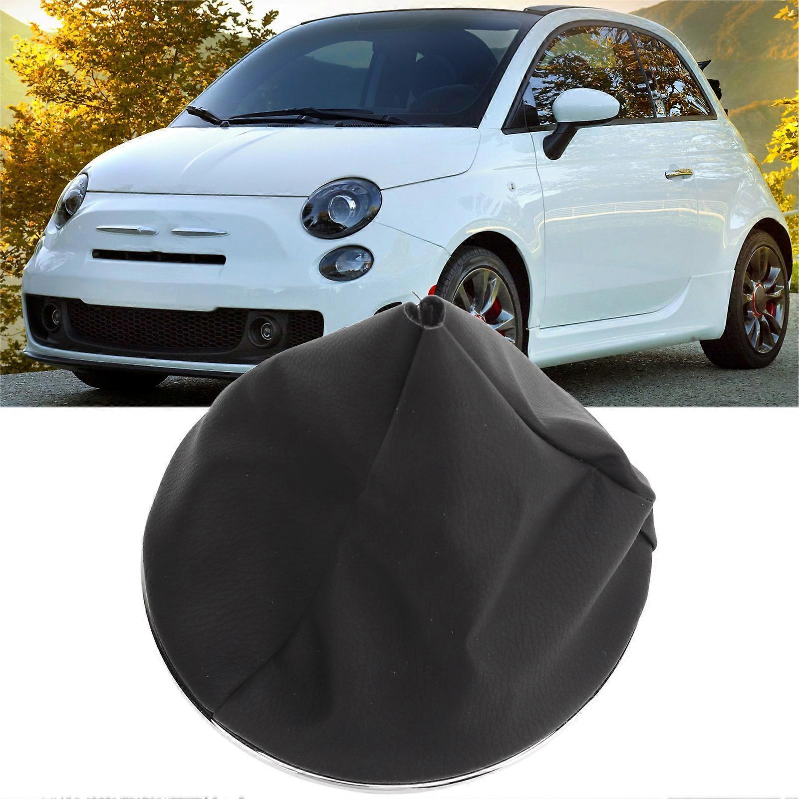 Gear Shift Knob Boot 50293173 Comfortable Touch Soft Dust Cover Replacement For FIAT 500C 2007 to 2015 