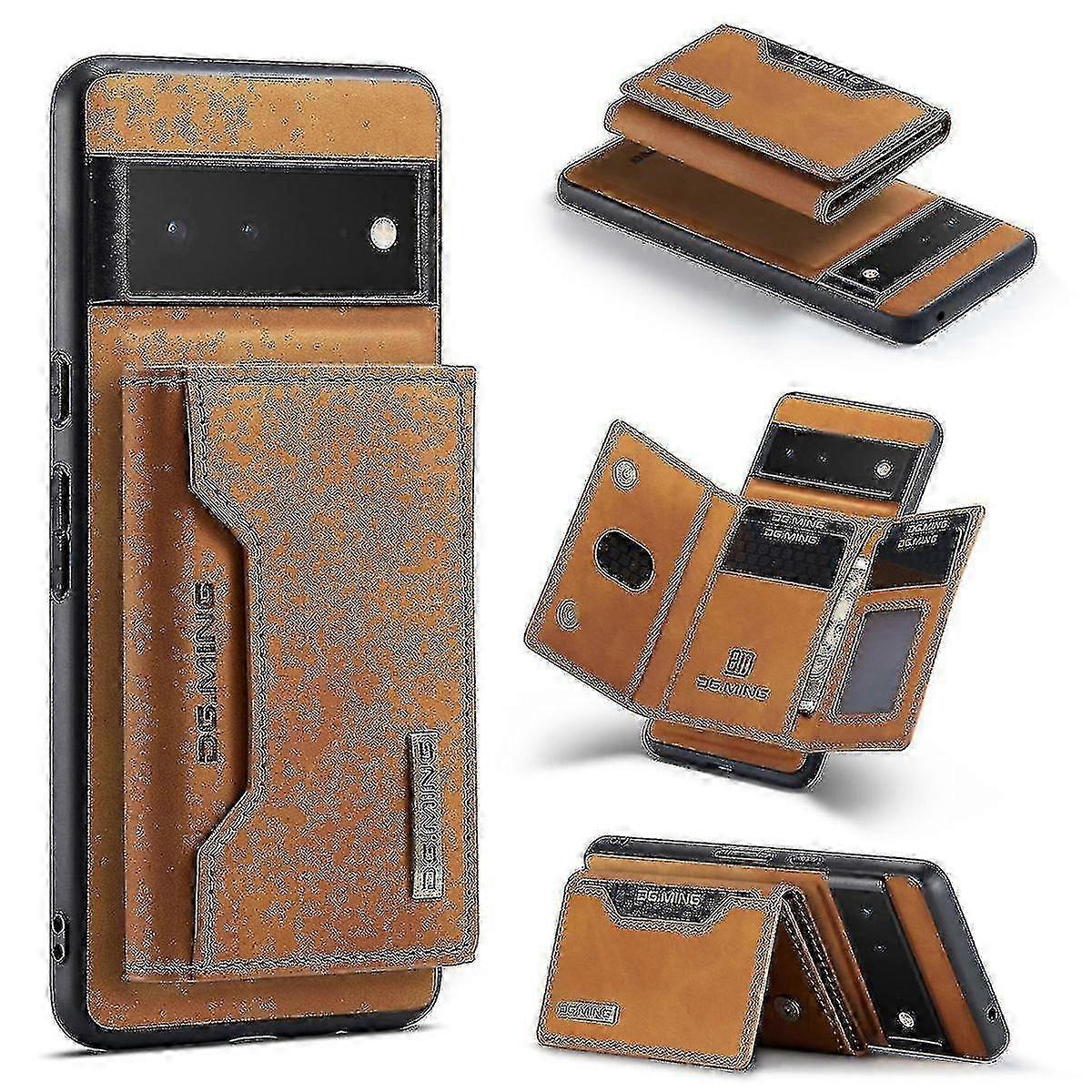 Detachable Card Pocket Wallet Case Compatible With Google Pixel 7 Pro/pixel 7, Pu Leather Protective