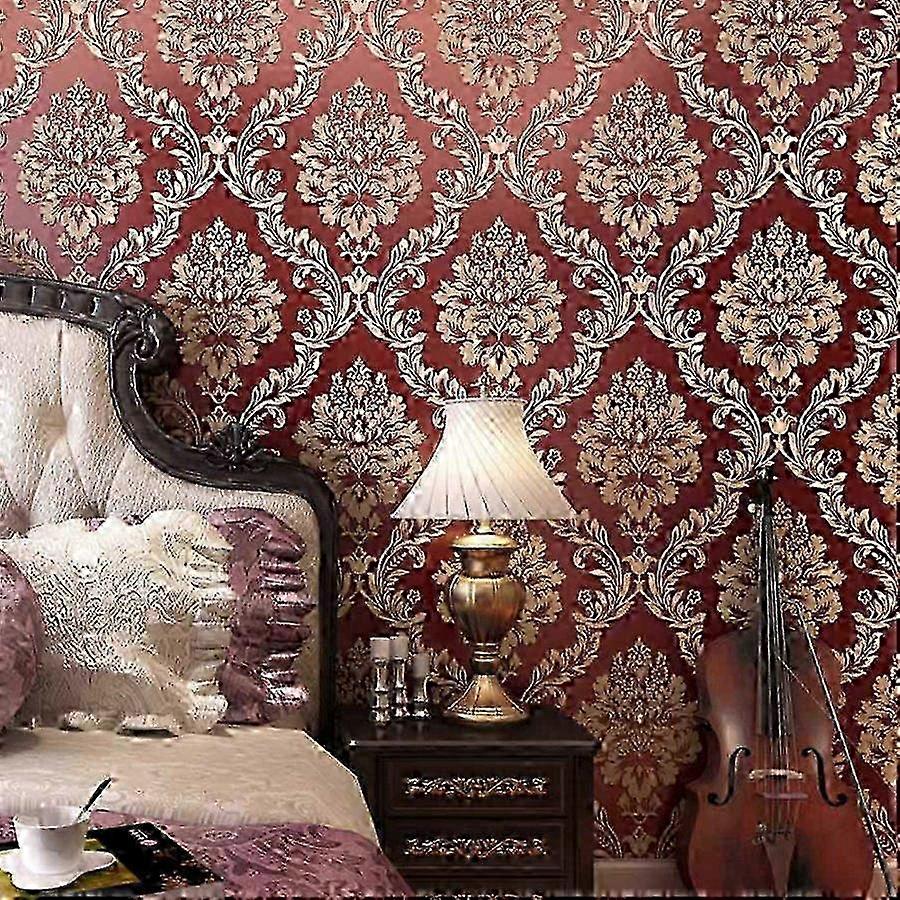 Tapet european 3D nețesut pentru living și dormitor - albastru deschis miao4