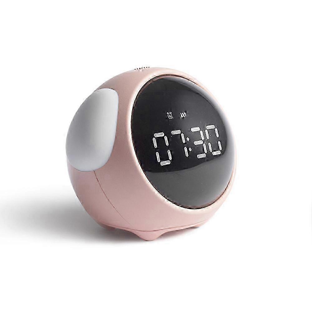 Pixel Alarm Clock Alarm Clock Electronic Digital Cute Expression Multifunction Kids Led Multi Function Night Light