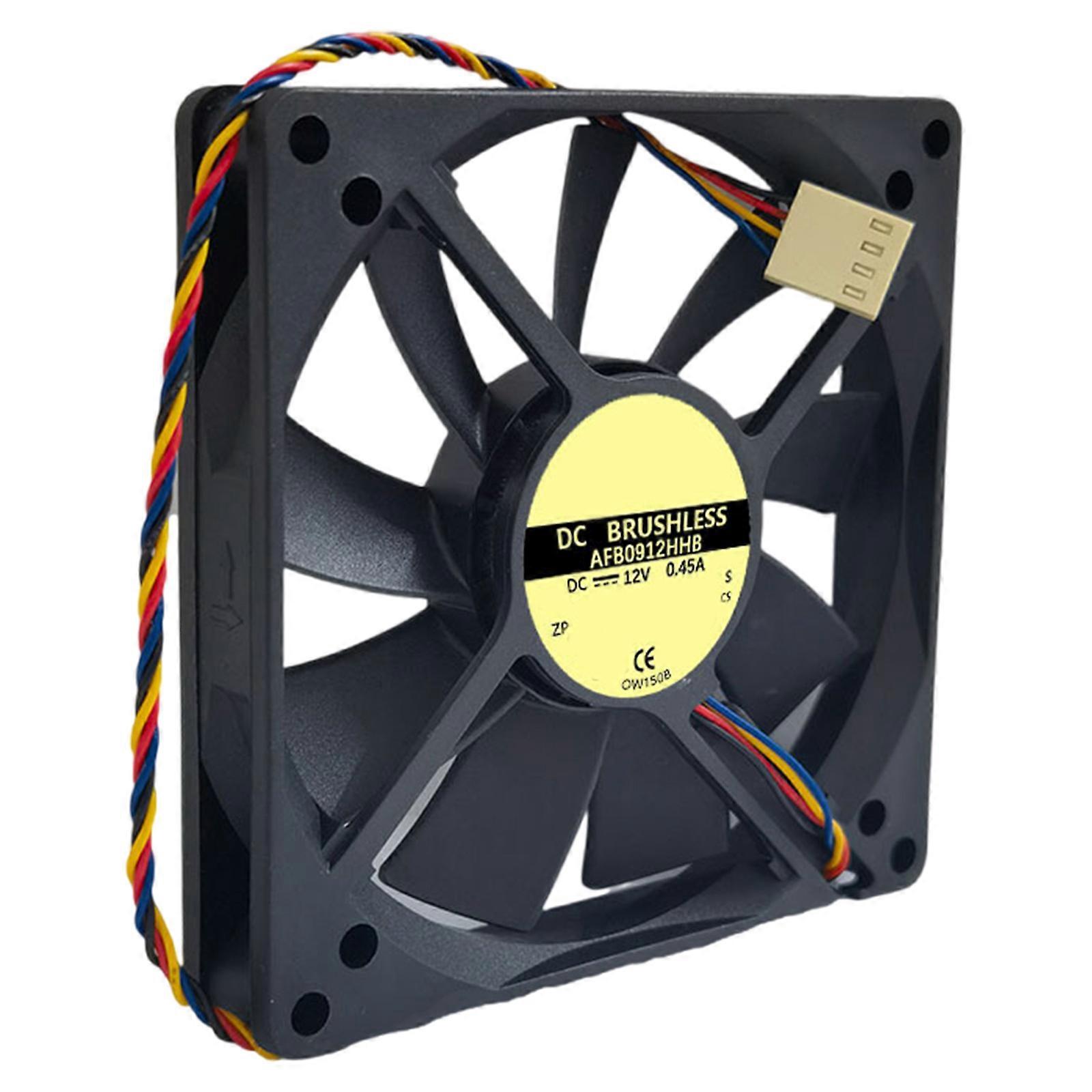 Robusts 90mm PWM Thermals Fan, 4000RPM High Performances, 90mm Computer Case Cooling Fan for Intensive Computings Tasks Multicolor