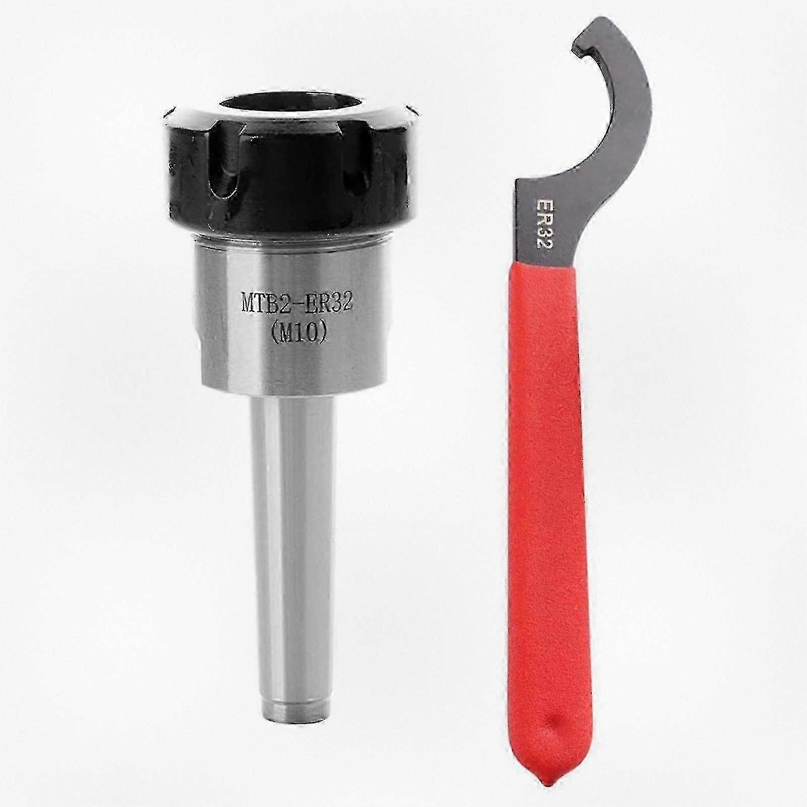ER32 Collet Chuck Holder with Wrench for Milling Machine Spindle Adapter (MTB2, MTB3, MTB4)