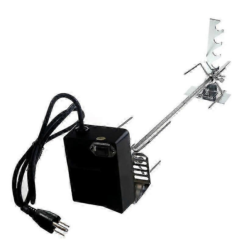 Automatic Rotisserie Grill Accessories, 4W Motor & Spit Rod Fork Combo