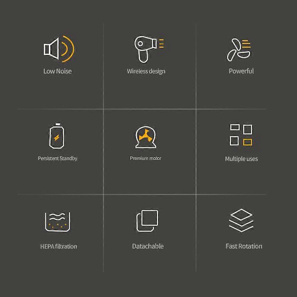 Mini vacuum cleaner for home, 60W handheld cordless with brushes