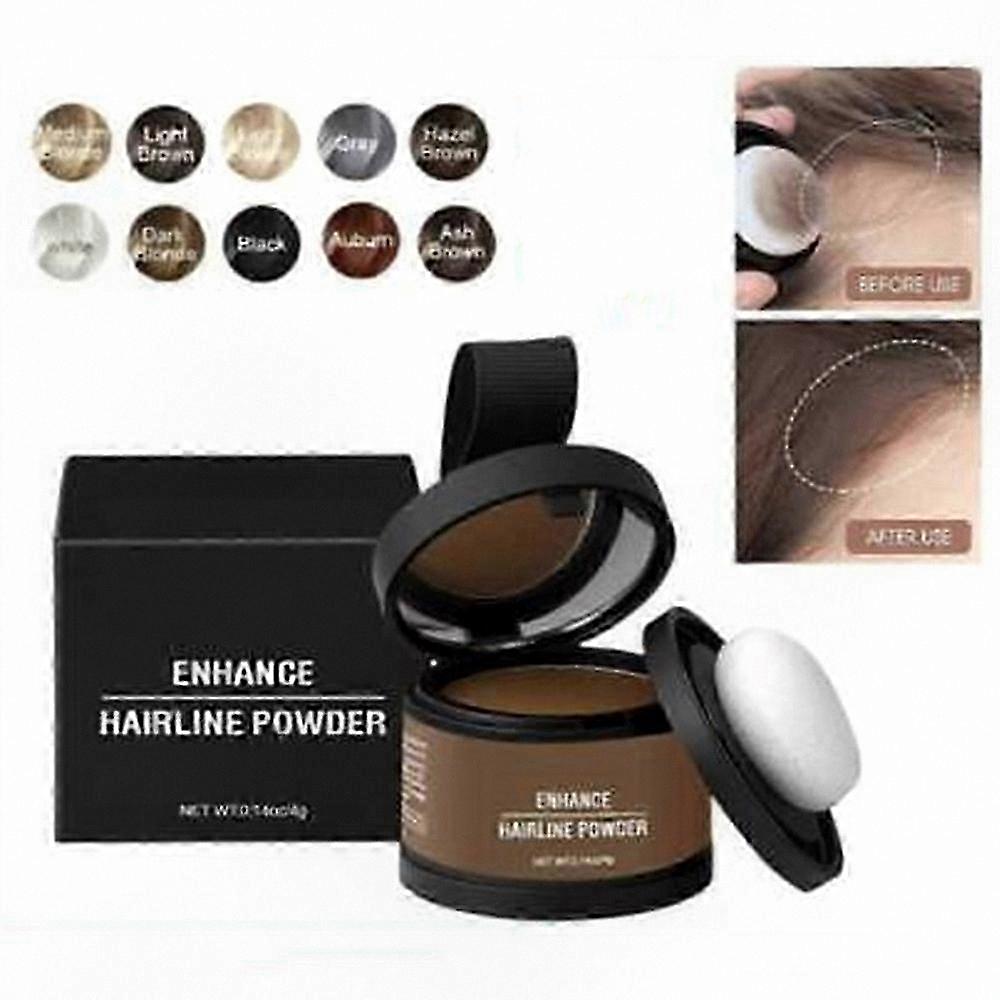Natural Hairline Enhancer for High Foreheads & Sideburn Styling, Contour Powder Solution