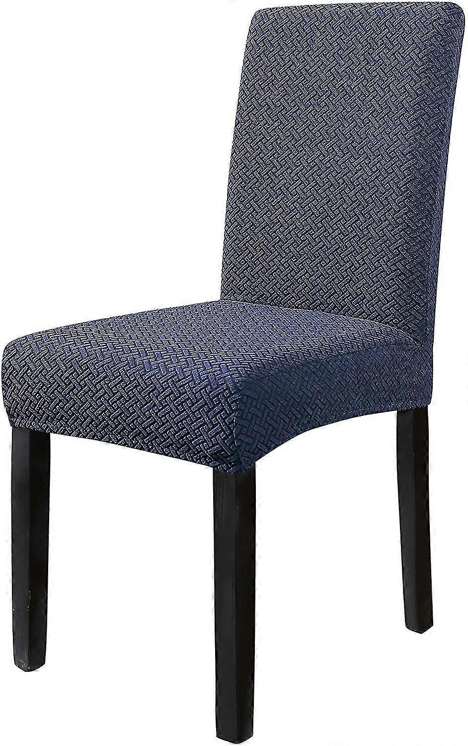 ダイニングチェアカバーストレッチニットダイニングチェアスリップカバー取り外し可能な洗濯可能な椅子プロテクターカバーのためのダイニングルームホームウェディングバンケットパーティーホテル