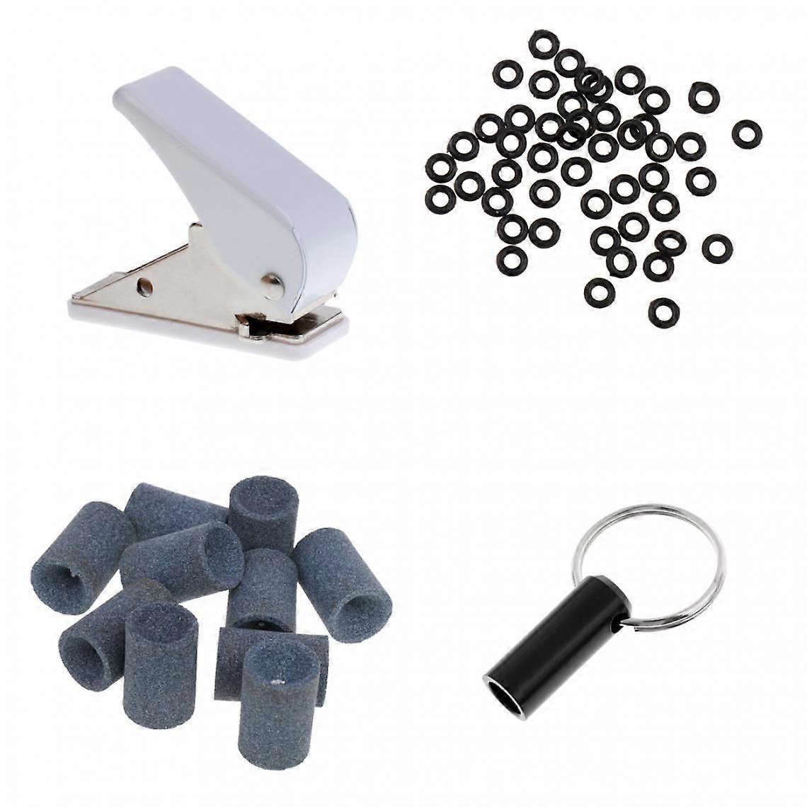 Dart Flight Fin Puncher + 100pcs Washers + Puller Tool + Sand Stone Sharpener Dartboard Game Accessory