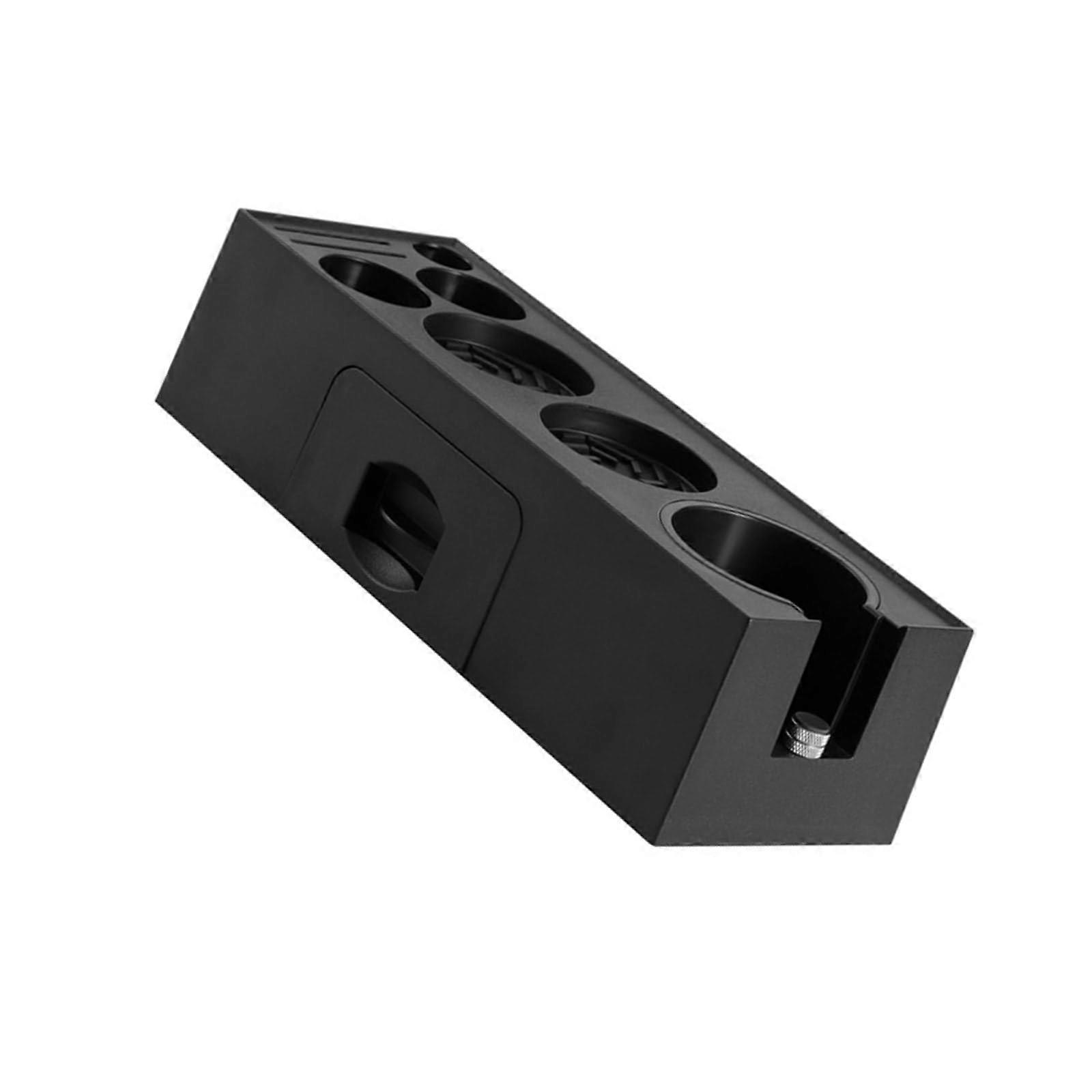 ABS Coffee Portafilter Rack Distributor Holder Espresso Tamper Mat Stand With Drawer Coffee Accessories Ref: 4222