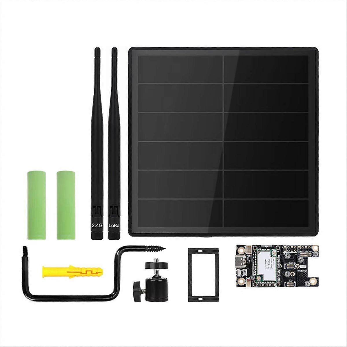 D5L Solar Node with 5V Solar Panel RAK19007 & RAK4631 WisBlock Integration Bluetooth WiFi LoRa IoT L
