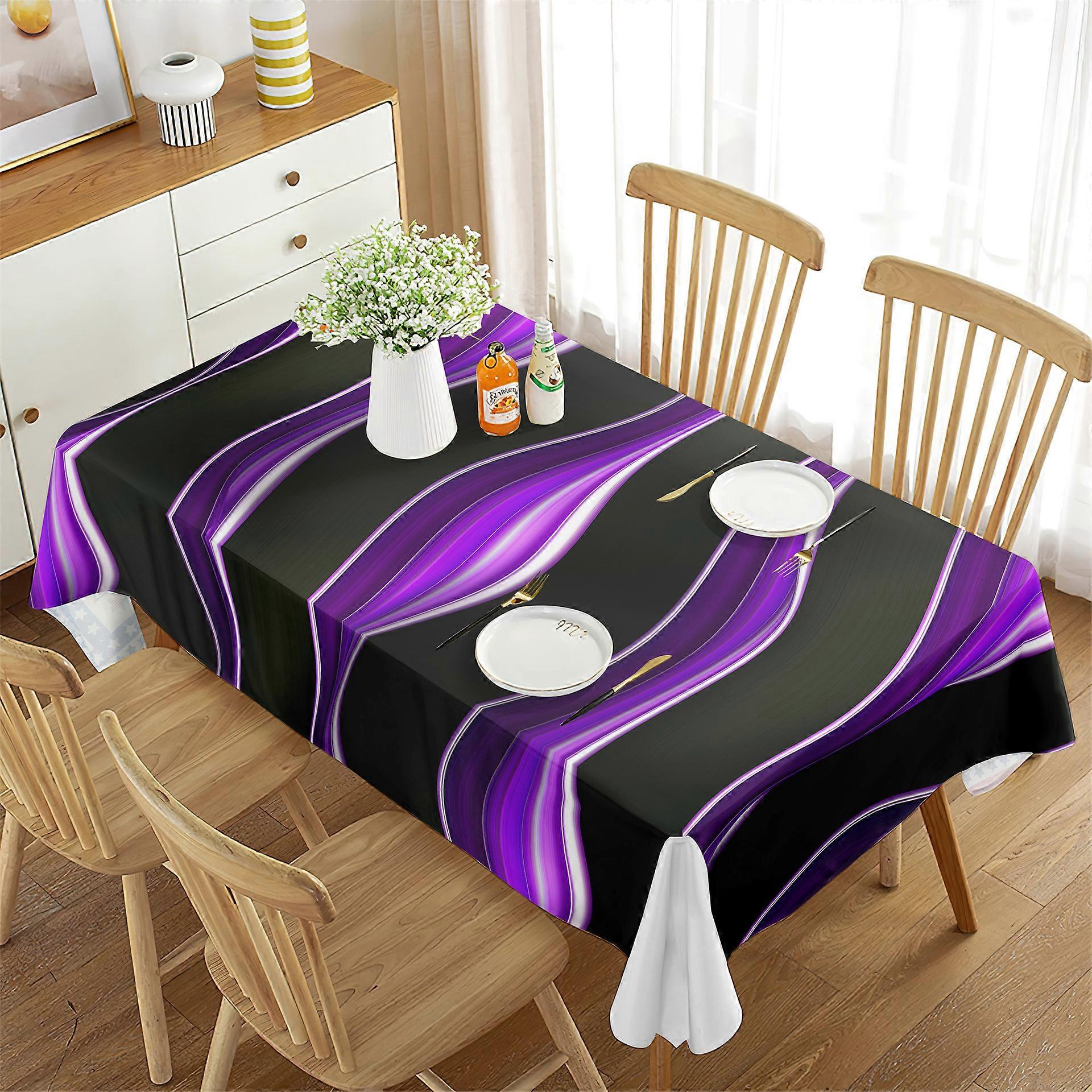 Table cloth table cloth waterproof marble bright color rectangular high-end decorative table cloth