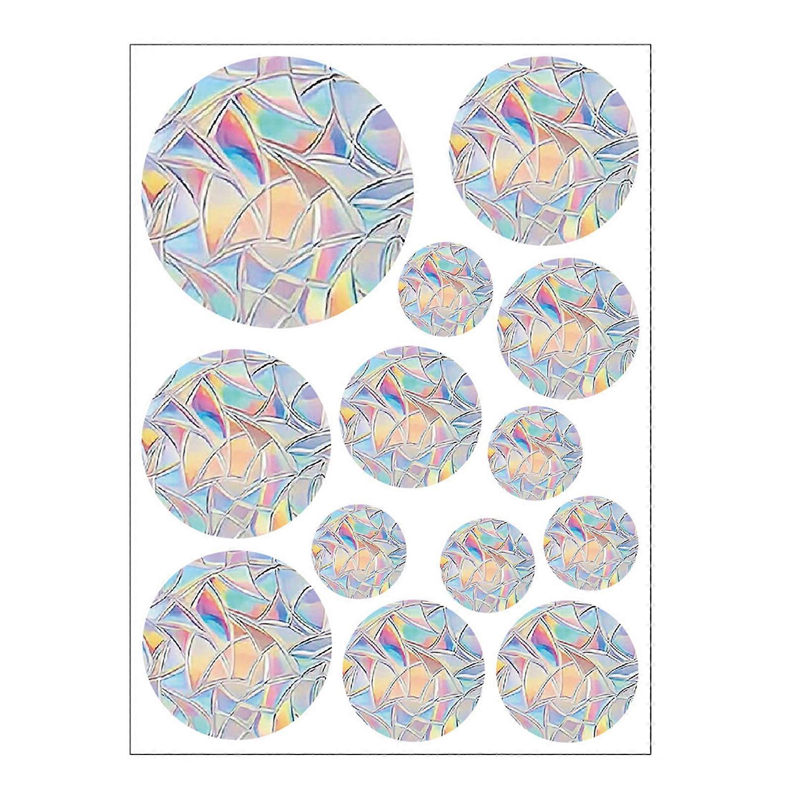 Statics Window Cling Antis Collision Window Decal for Bird Strikes,Glass Awareness Sticker,Stop Birds Flying into Window Multicolor