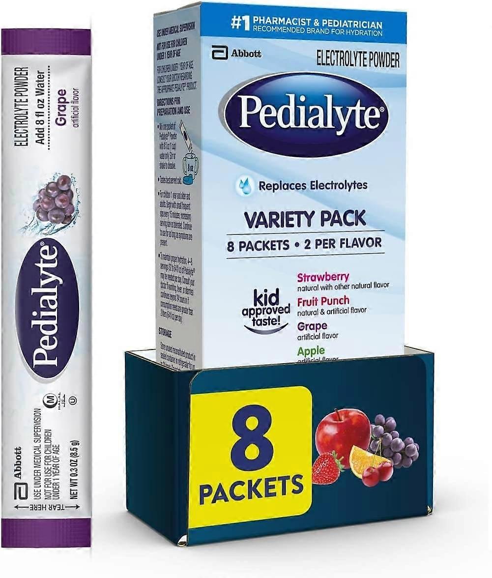 عن طريق الفم Pedialyte اﻻلكتروﻻيت حل مسحوق، حزمة متنوعة، عصام 8