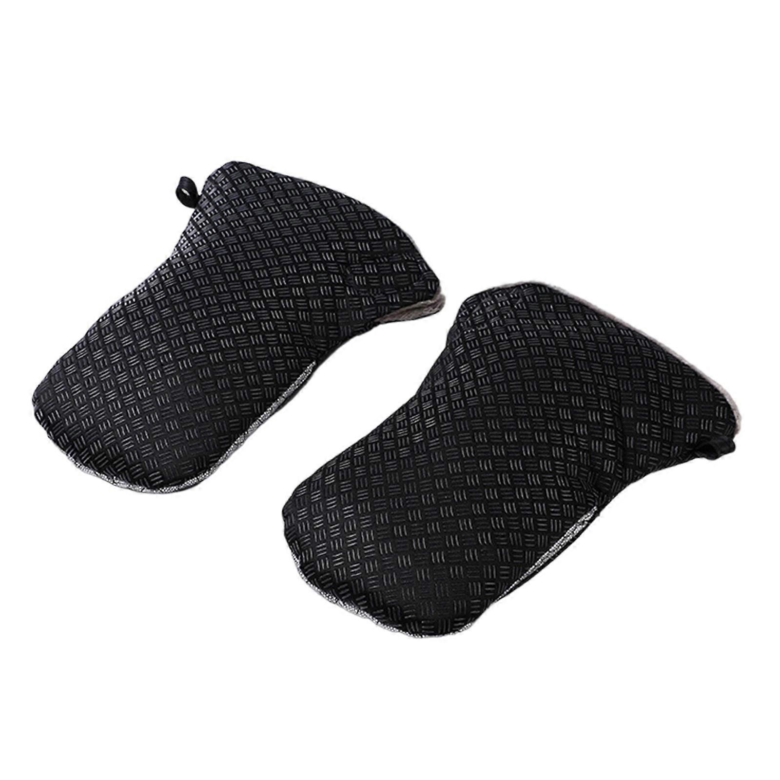 Quick Install Strollers Handle Protectors Waterproof Outer Layer Soft Plush Inner Baby Carriage Accessories Multicolor