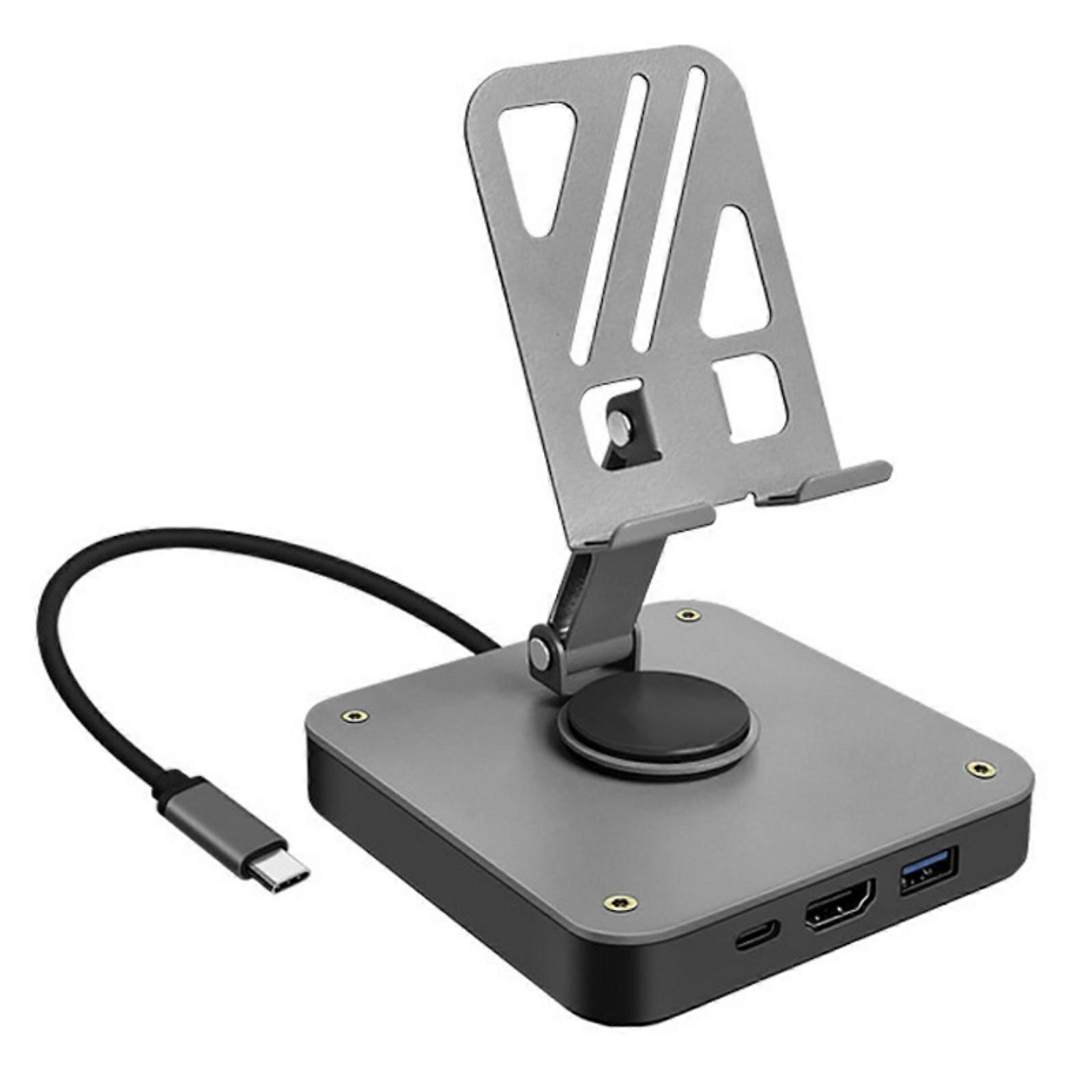 Fast Speed USB C Adapter and Game Consoles Desk Bracket Stable Construction and Multiple Device Charging Multicolor