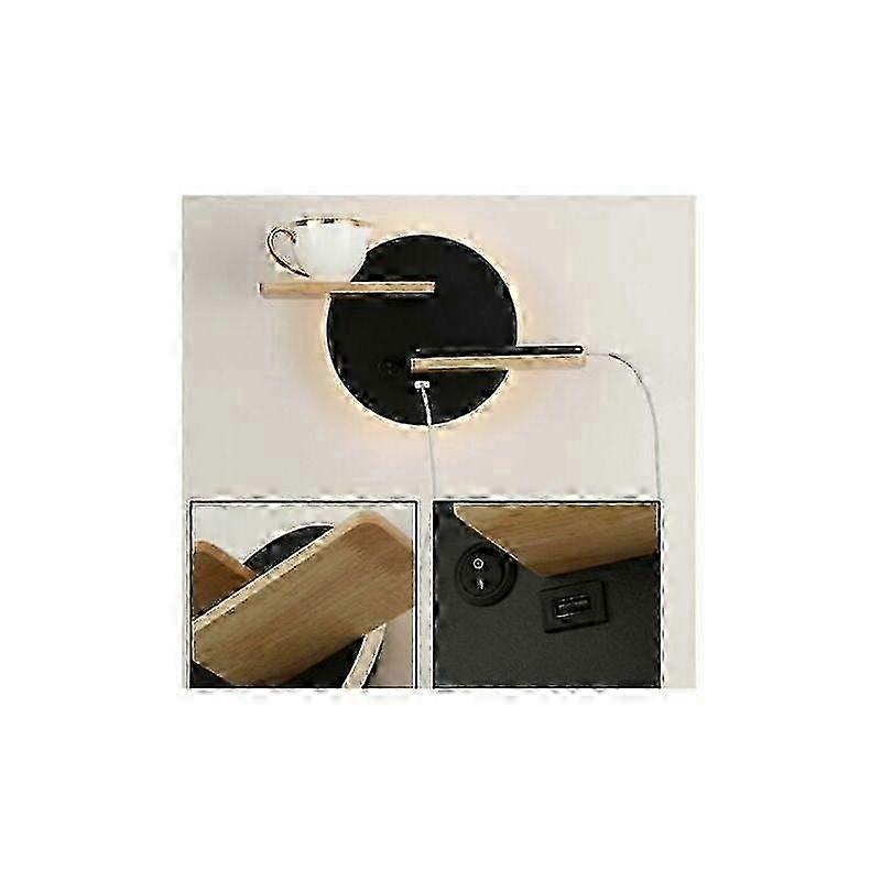 Modern Wall Lamp With Creative Circular Design, Thick Wrought Iron Frame Ensuring Durability And Stability For Longevity