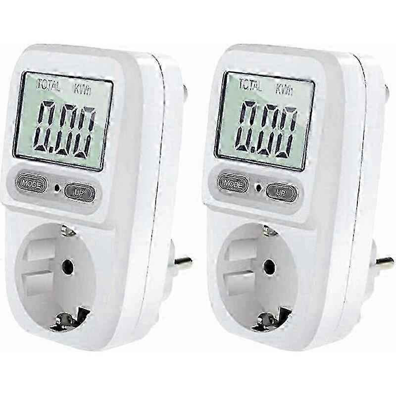 [2-piece set] Energy consumption meter Power meter Electricity meter Socket Electricity usage monitor