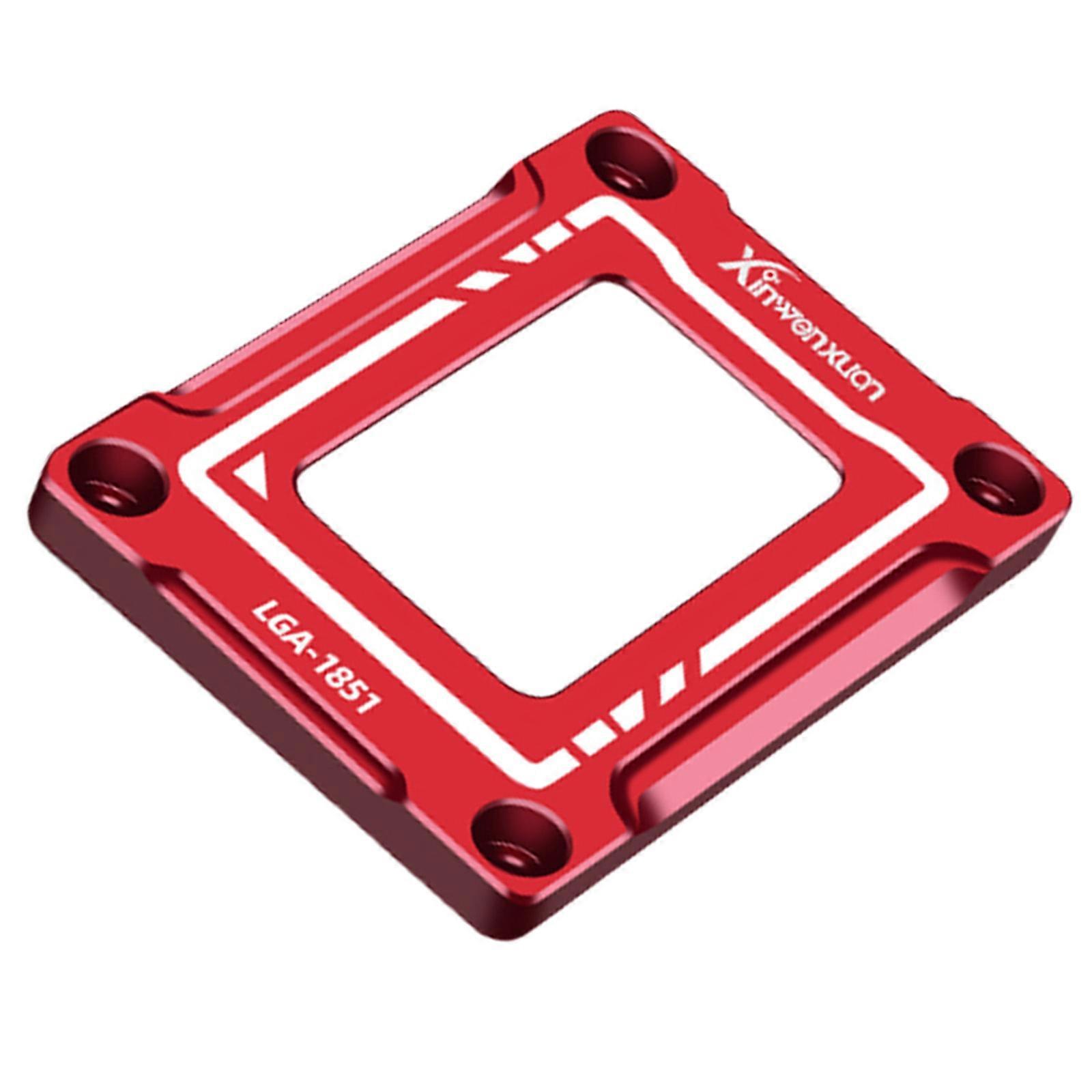 Precise Manufacturing CPU Holder For LGA1851 CPU Bending Correction Bracket Aluminum Fix Bracket  Red