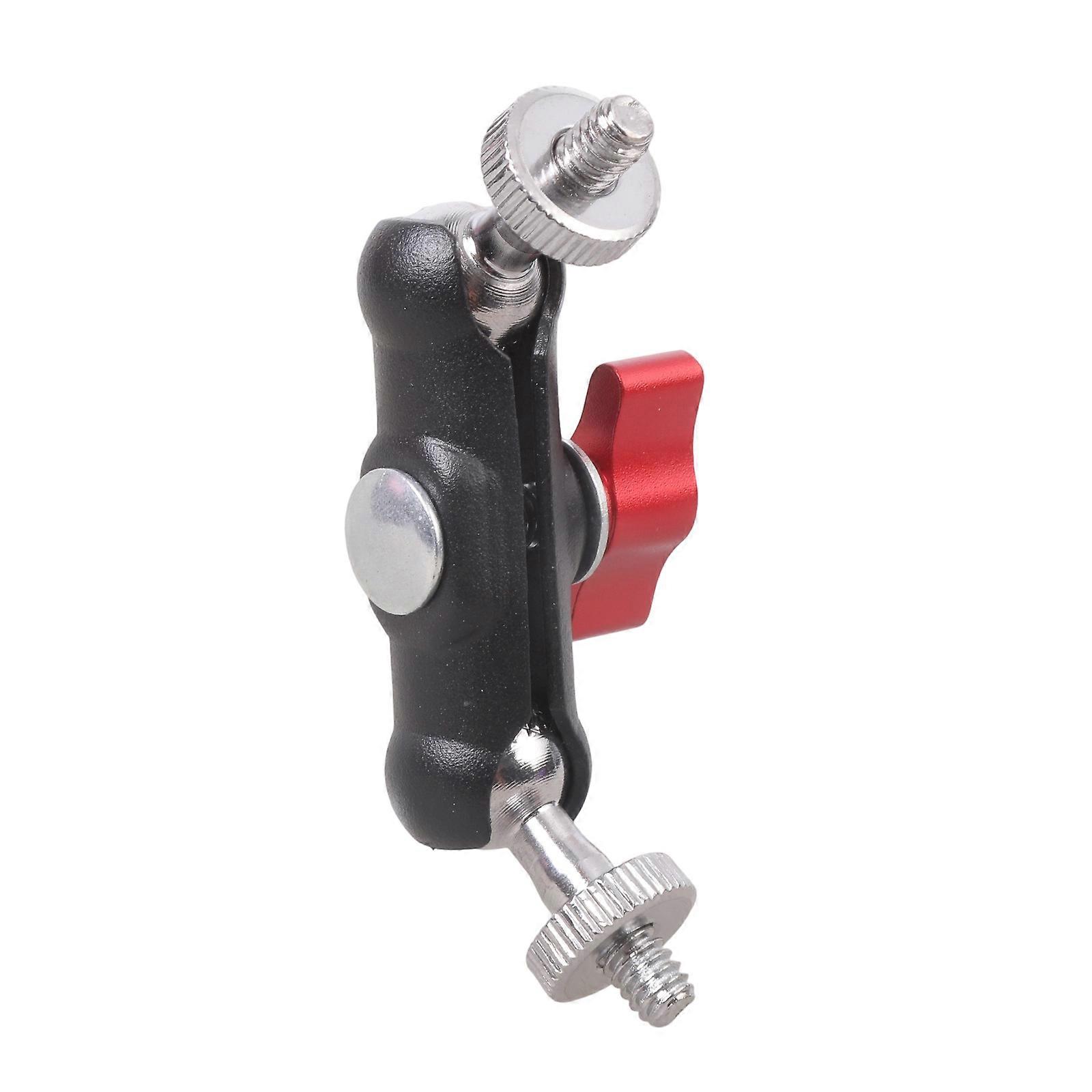 Flexible 1/4Inch Camera Screw Connector Double Male Threaded Rotating Adapter for DSLR Monopod Light Stand Multicolor