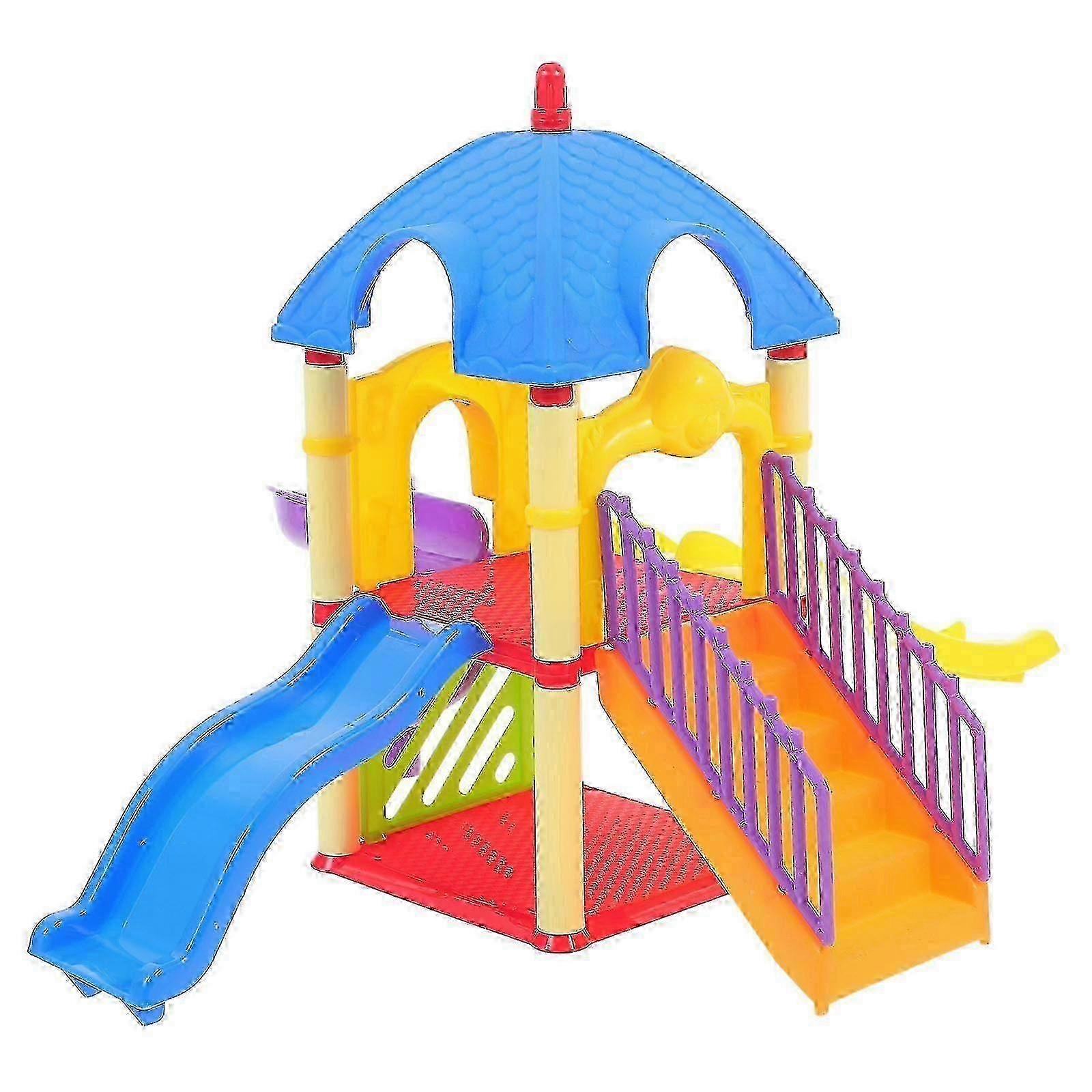 Small Children Playground Building Model DIY Kids Playground Model Slide Model