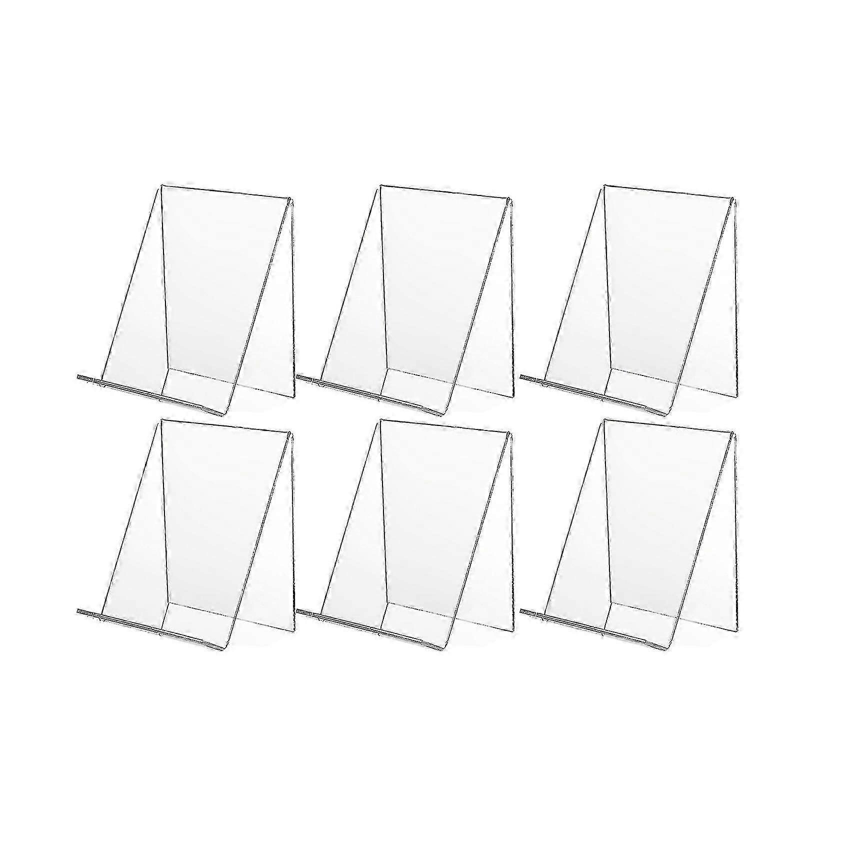 Akryl displayställ 6-pack för bilder, böcker och småsaker