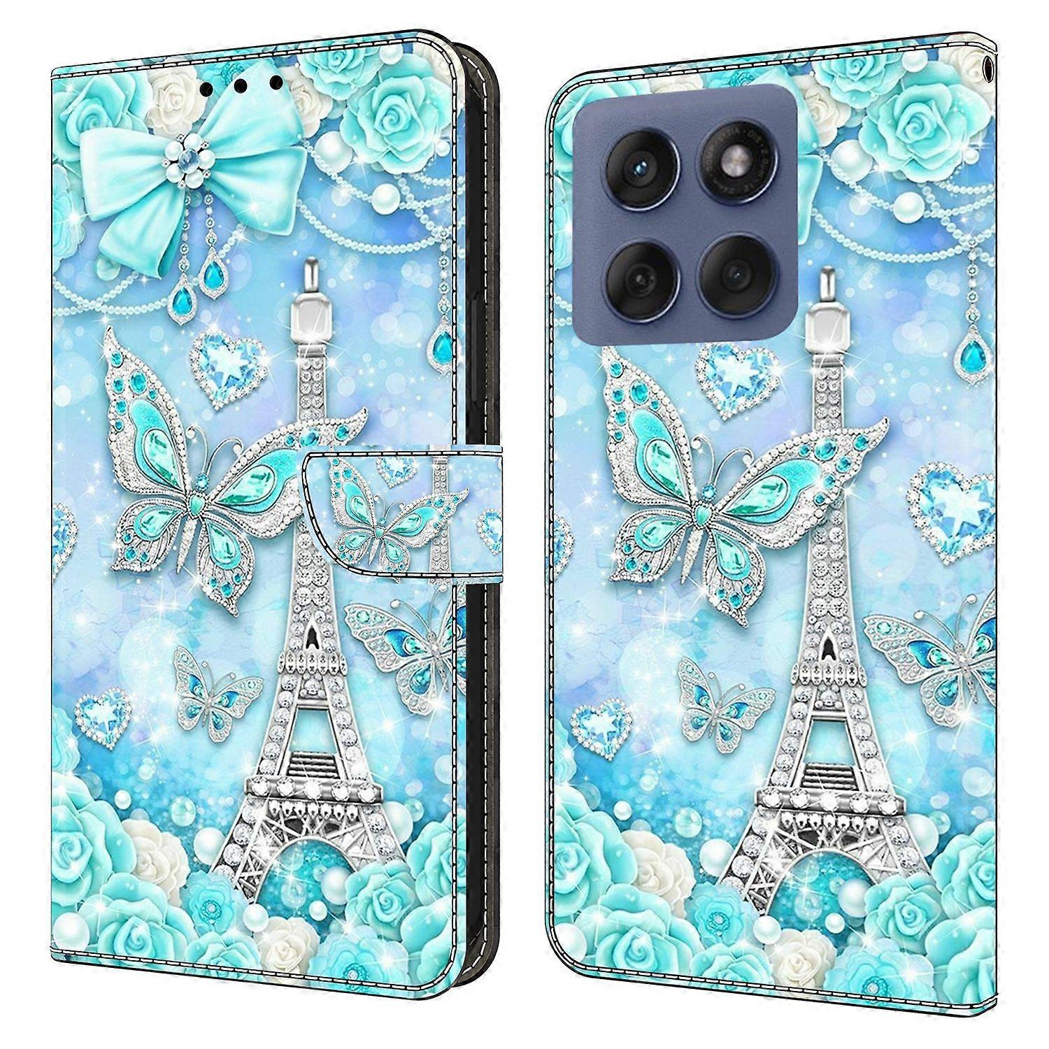 For Motorola Edge 60 Pro 5G Wallet Case Pattern Printing Stand Leather Flip Phone Cover