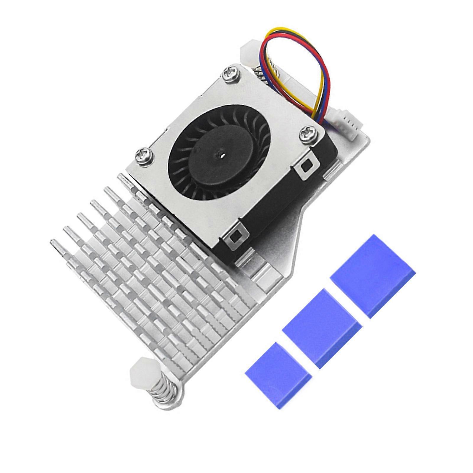 Active Coolers with Adjustment Speeding Cooling Fan PWM Speeding Control Heatsinks Radiators For RPi 5 Development Board  SL
