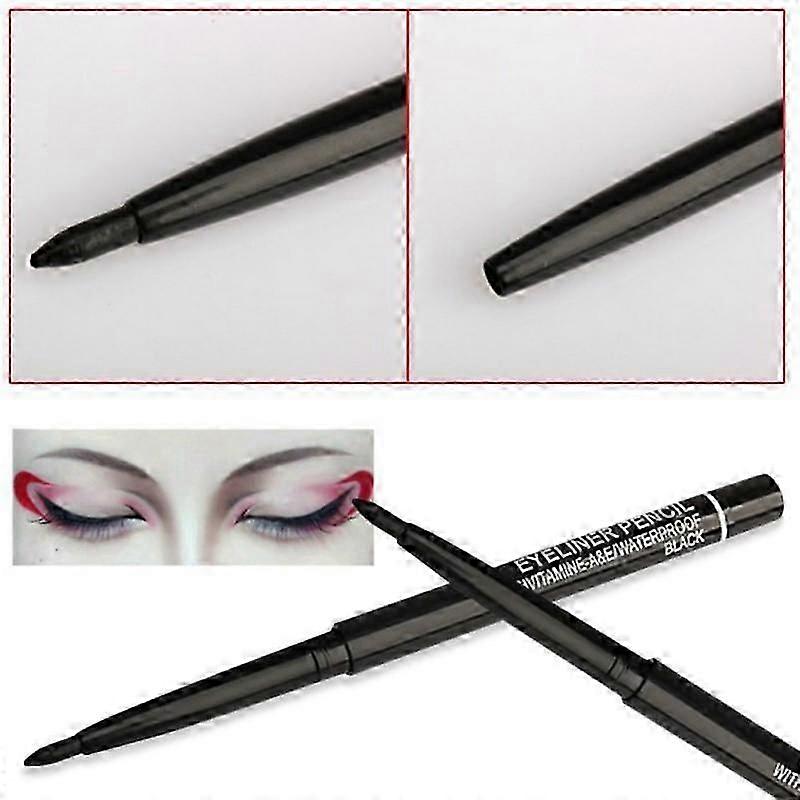 Black Eyeliner Automatic Rotation Quick-drying Waterproof Pencil Long-lasting Not