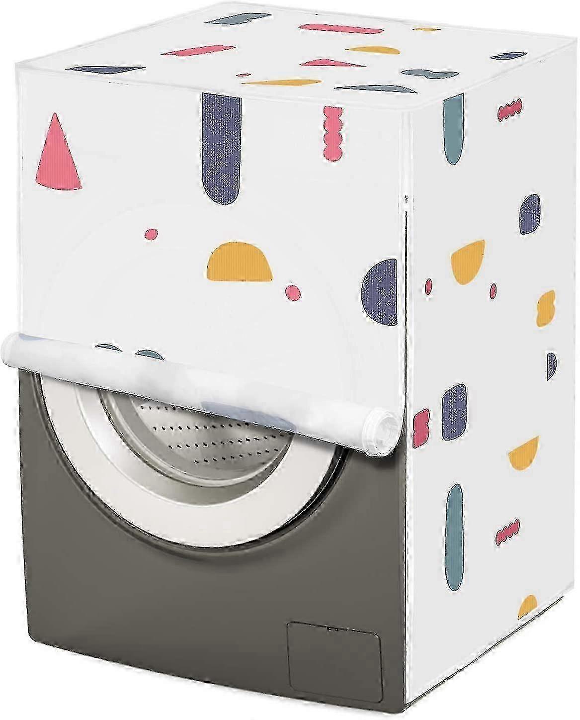 Protective Cover For Washing Machine Front Load Washer Dryer Waterproof (geometry Pattern)