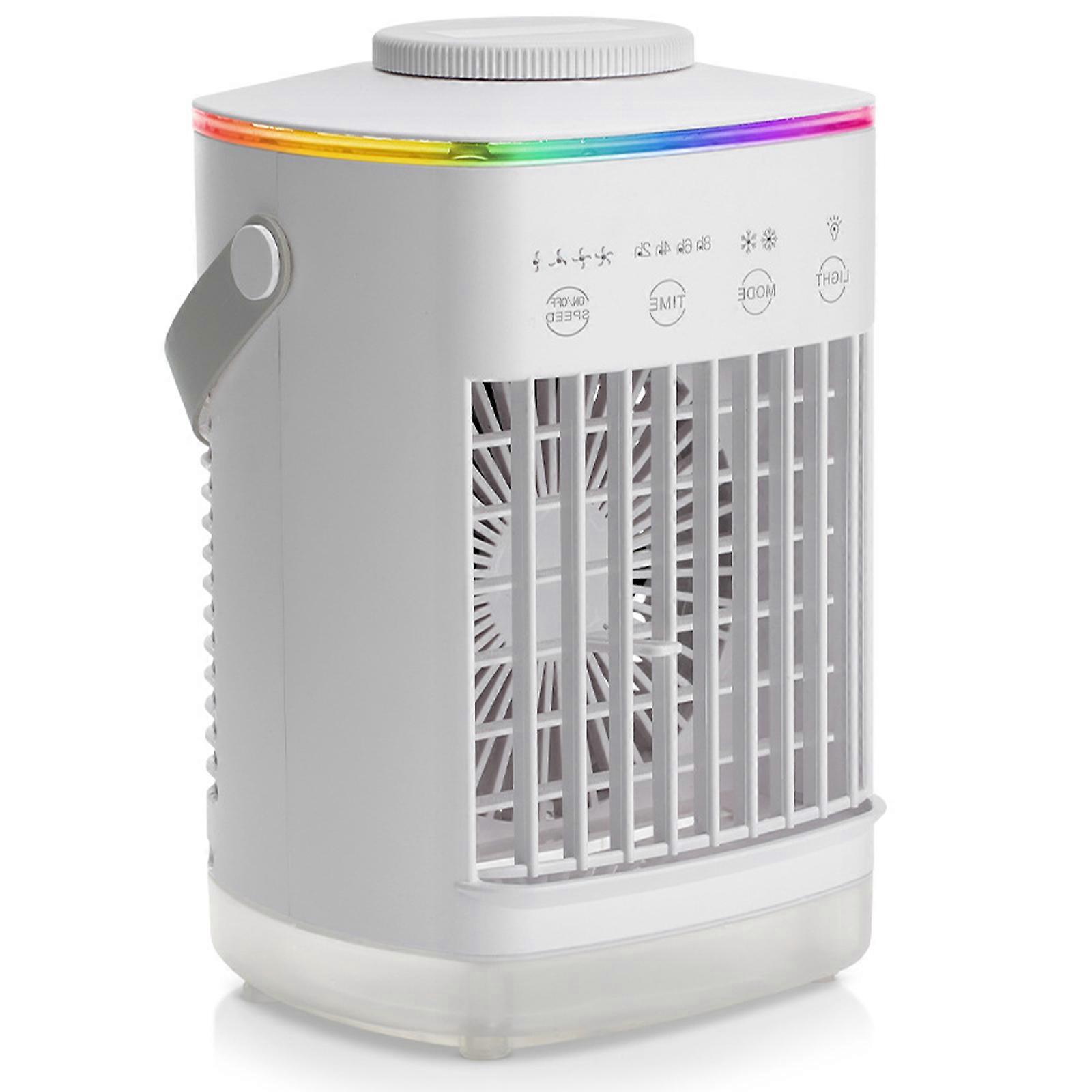 Miniature USB Powered Cooling Fan with 4 Speed Setting Portable Evaporative Air Coolers For Office Camping Desk Use Multicolor