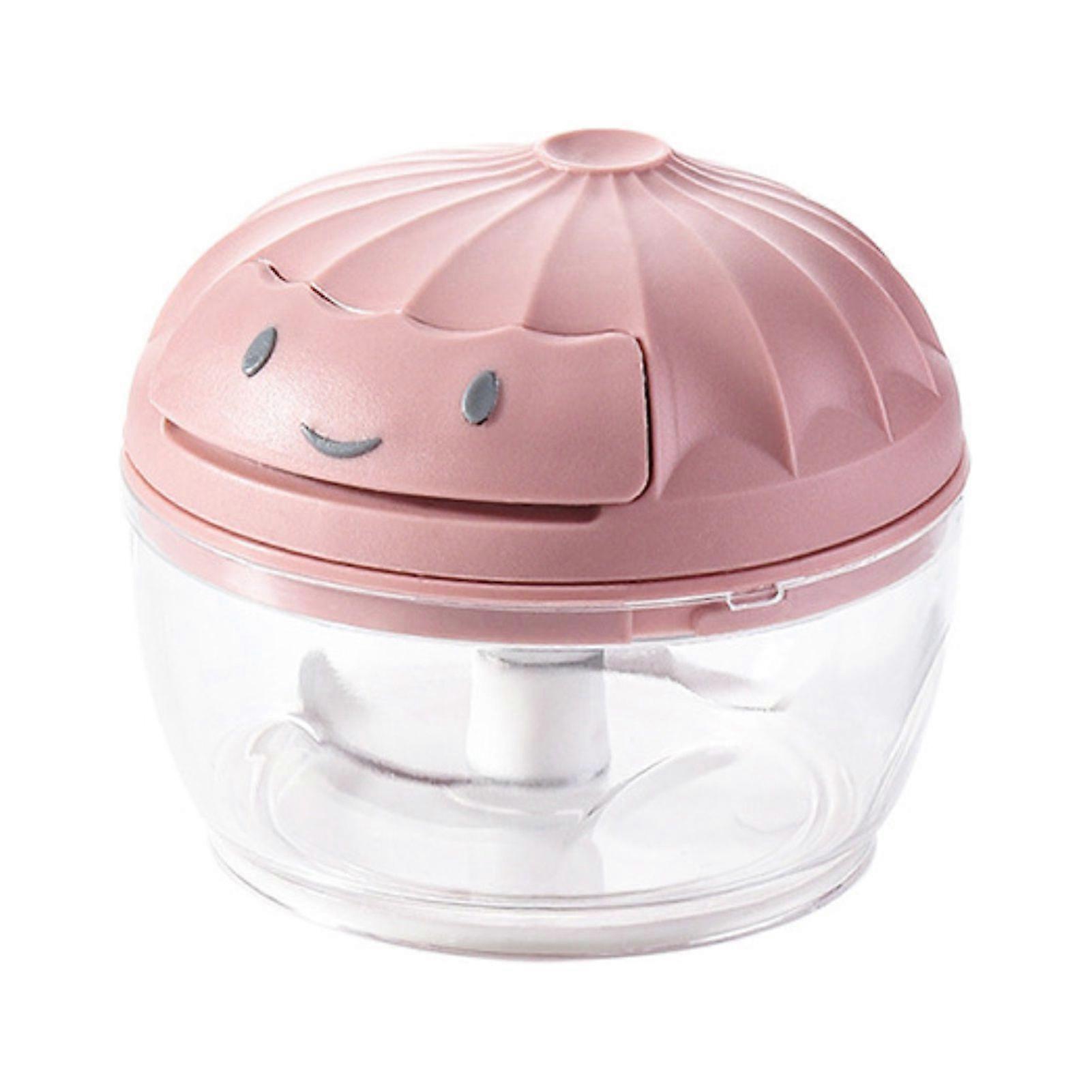 Hariumiu Garlic Chopper Masher, Detachable Transparent Food-Grade Container, High-Efficiency Mincer for Garlic, Onion, Vegetables