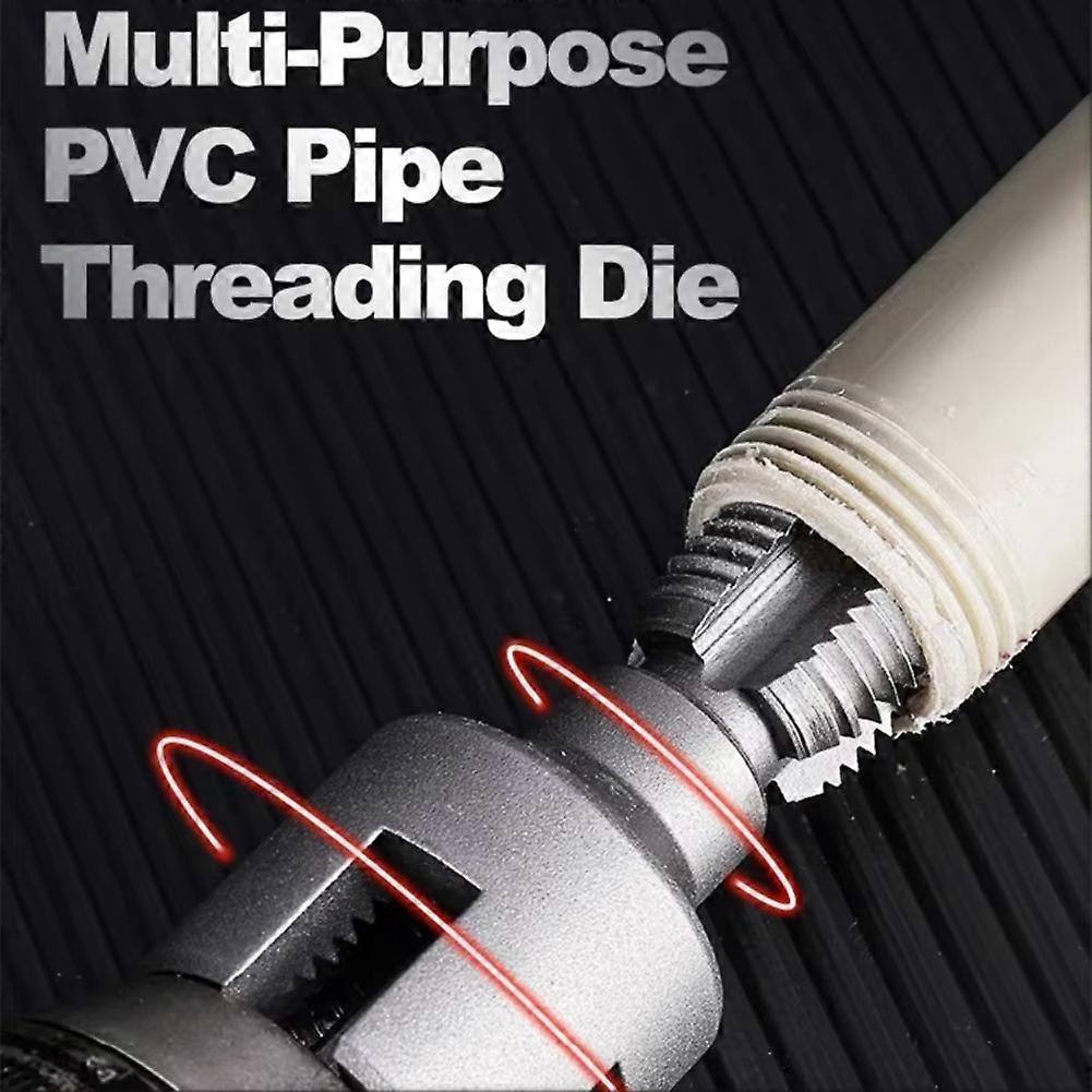 6 Points Pvc Pipe Threader Kit Internal/External Thread Fast Thread Tap PPR Water Pipe Opener Tap Waterpipe Tapping Tool