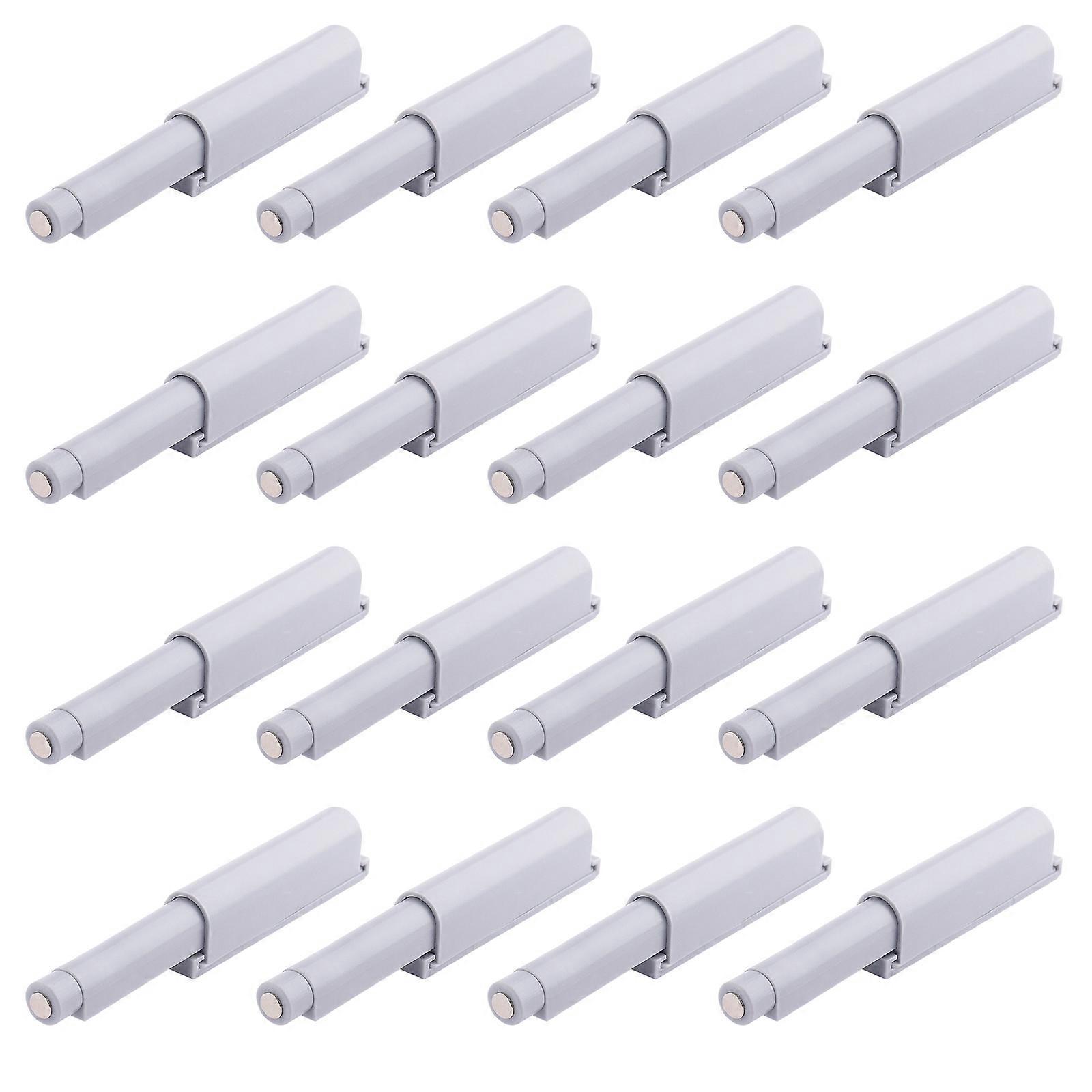 16 stk. nylon dørdempere for myklukkende skap, multifunksjons skuffelukkere, skuffemyknermekanisme for hjemmemiljø, flerfarget