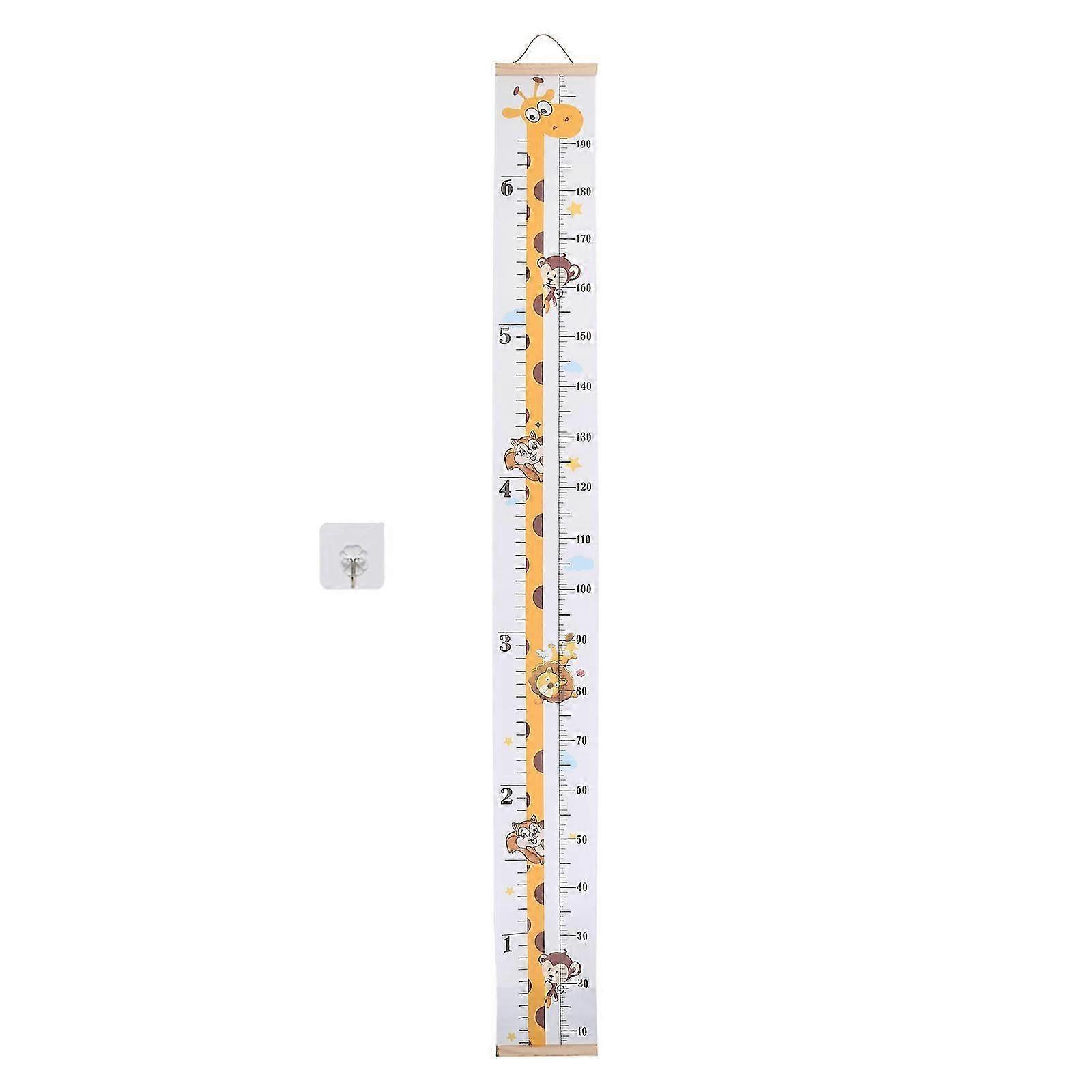 Baby Growth Chart Kids Height Chart For Babies Removable Roll Up Kids Height Measure Tool Waterproof