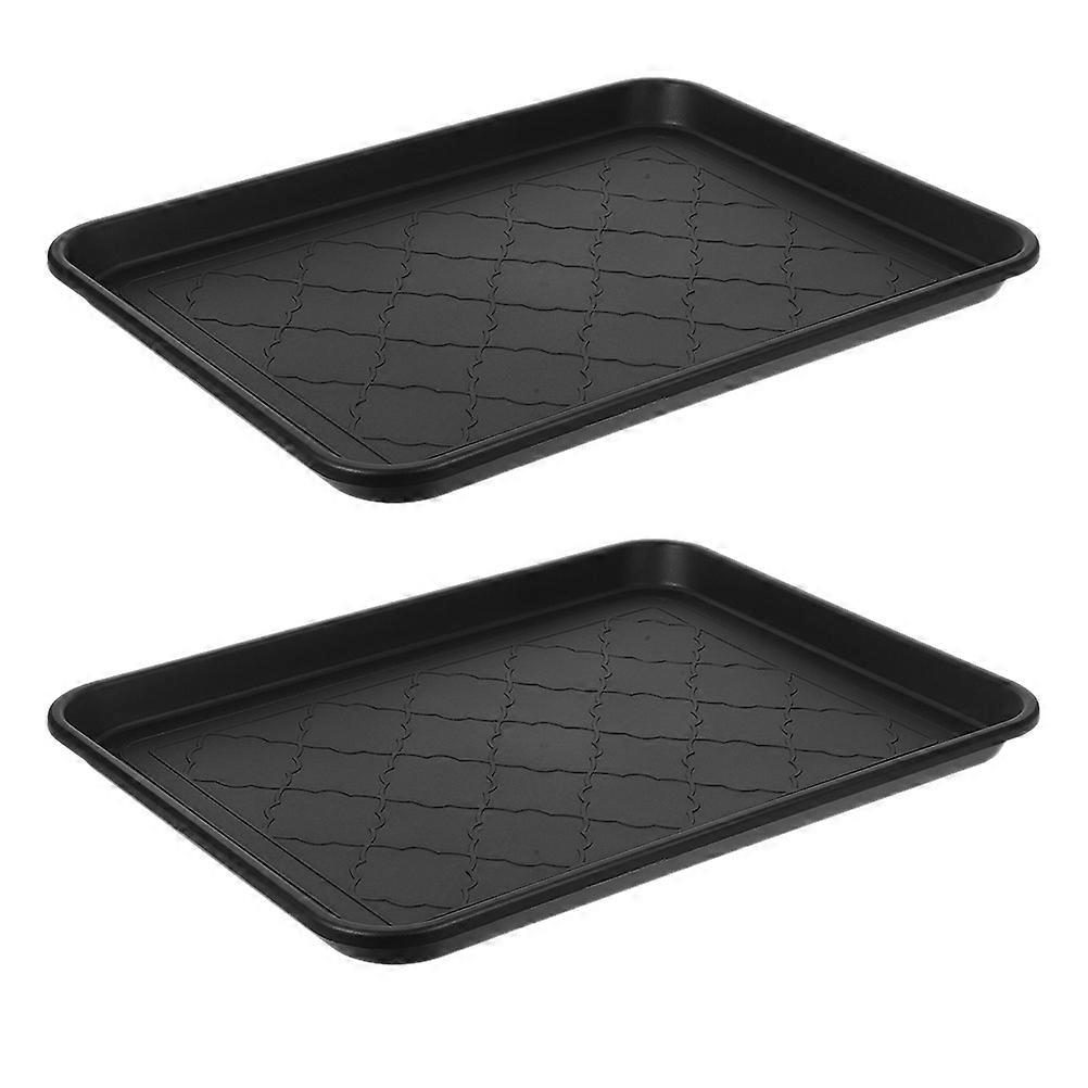 Multi-Functional Boot Tray Plastic Shoe Storage Tray for Storage 2Pcs