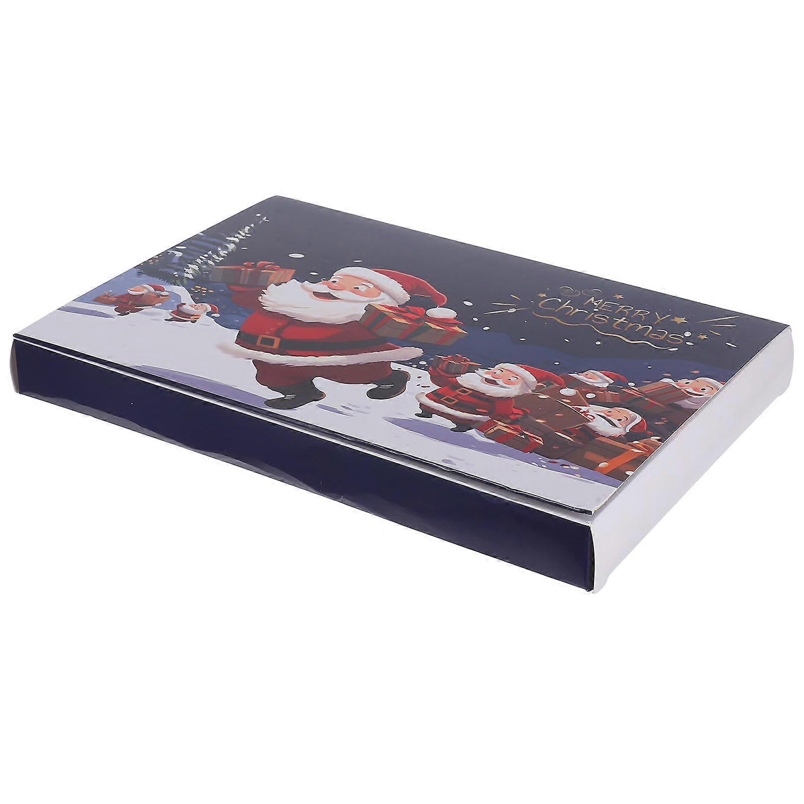 Christmas Countdown Calendar Box DIY Empty Advent Calendar Boxes for Storage Use
